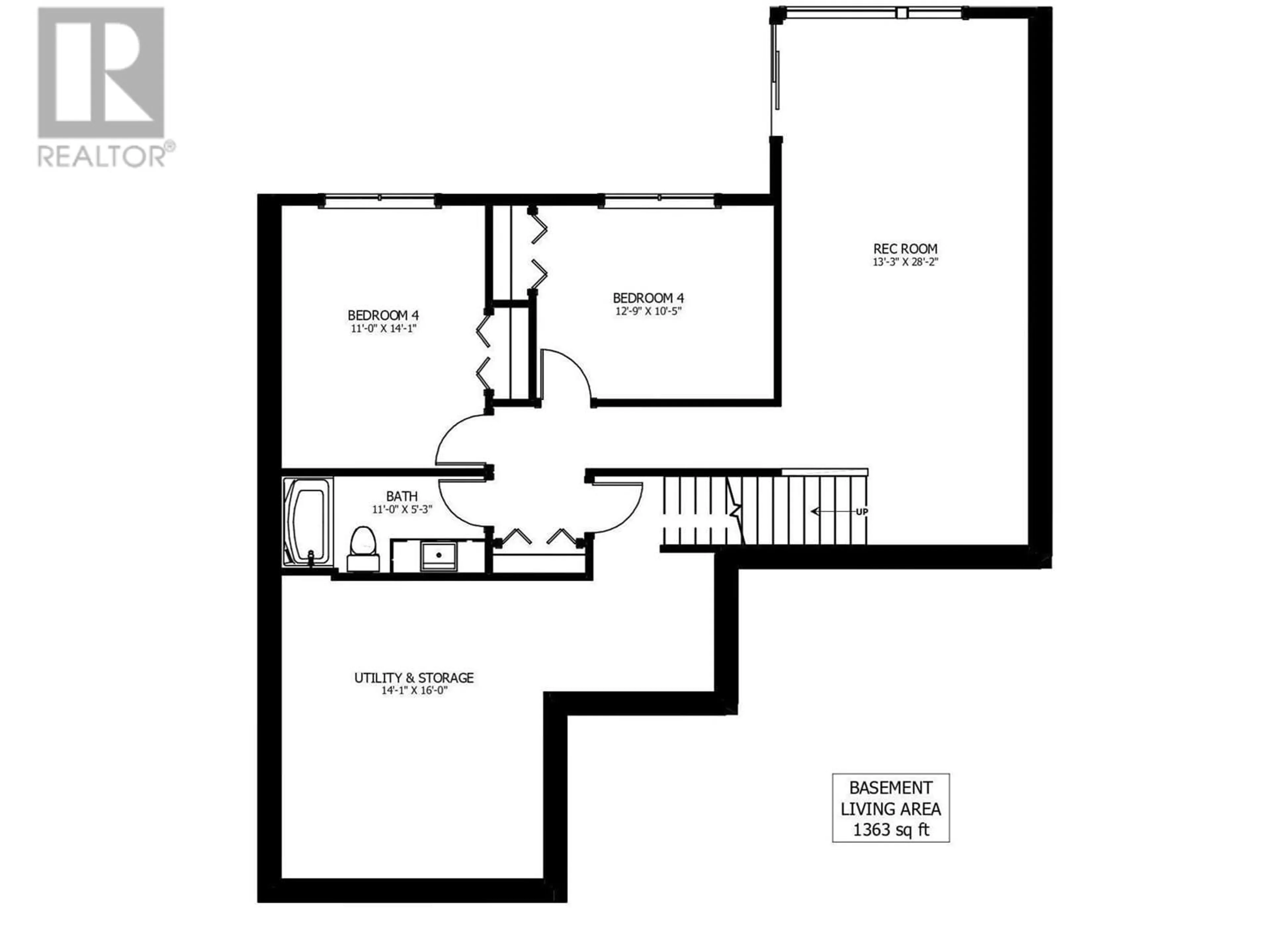 Floor plan for 105 CORRAL BOULEVARD, Cranbrook British Columbia V1C0C2