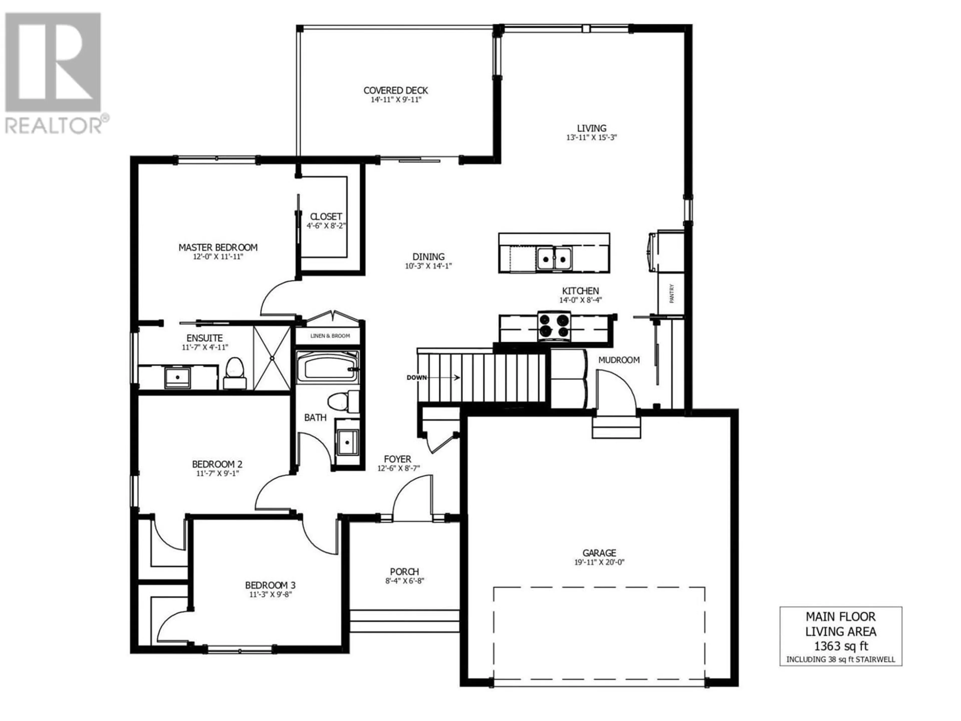 Floor plan for 105 CORRAL Boulevard, Cranbrook British Columbia V1C0C2