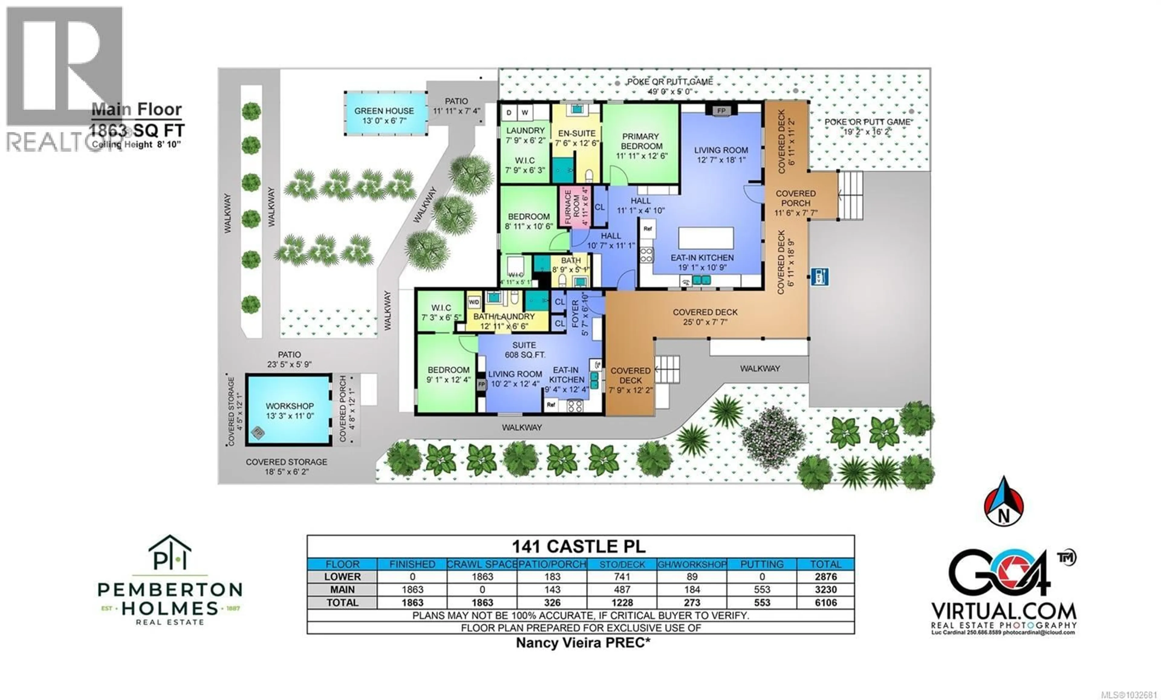 Floor plan for 141 CASTLE PLACE, Duncan British Columbia V9L4Y3
