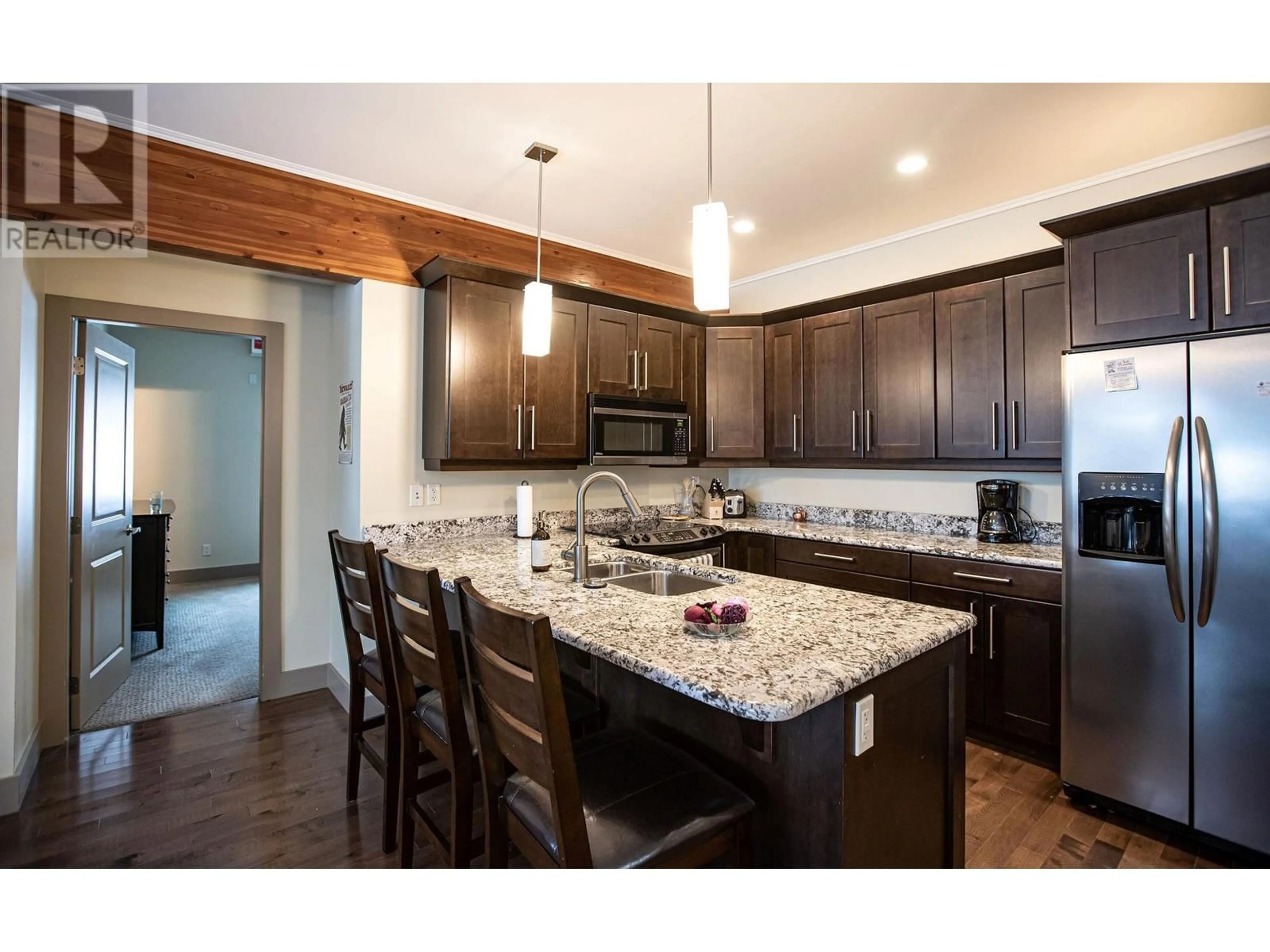 Open concept kitchen for 309 First Street W Unit# 205, Revelstoke British Columbia V0E2S0