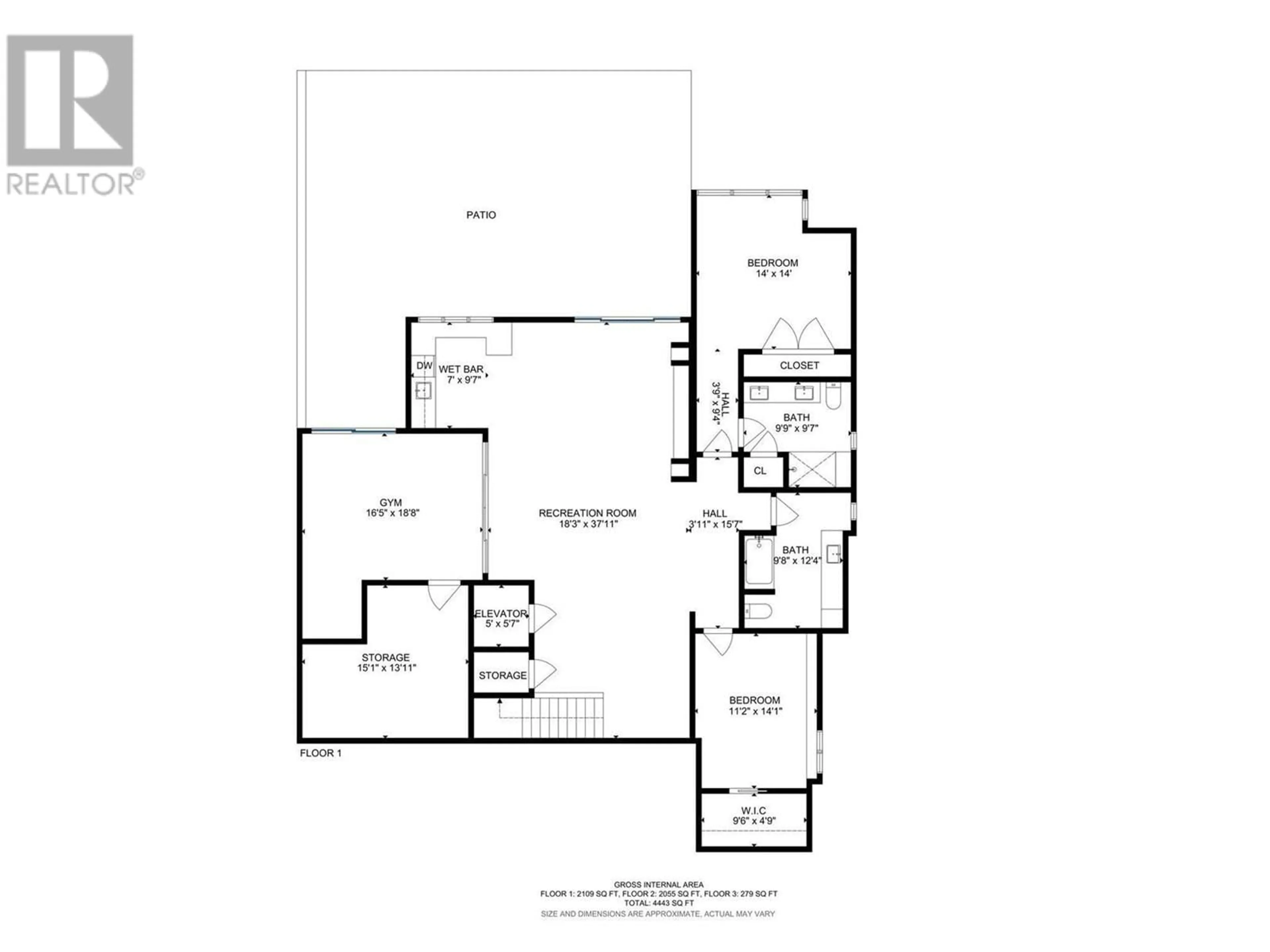 Floor plan for 1518 Marble Ledge Drive, Lake Country British Columbia V4V2T4