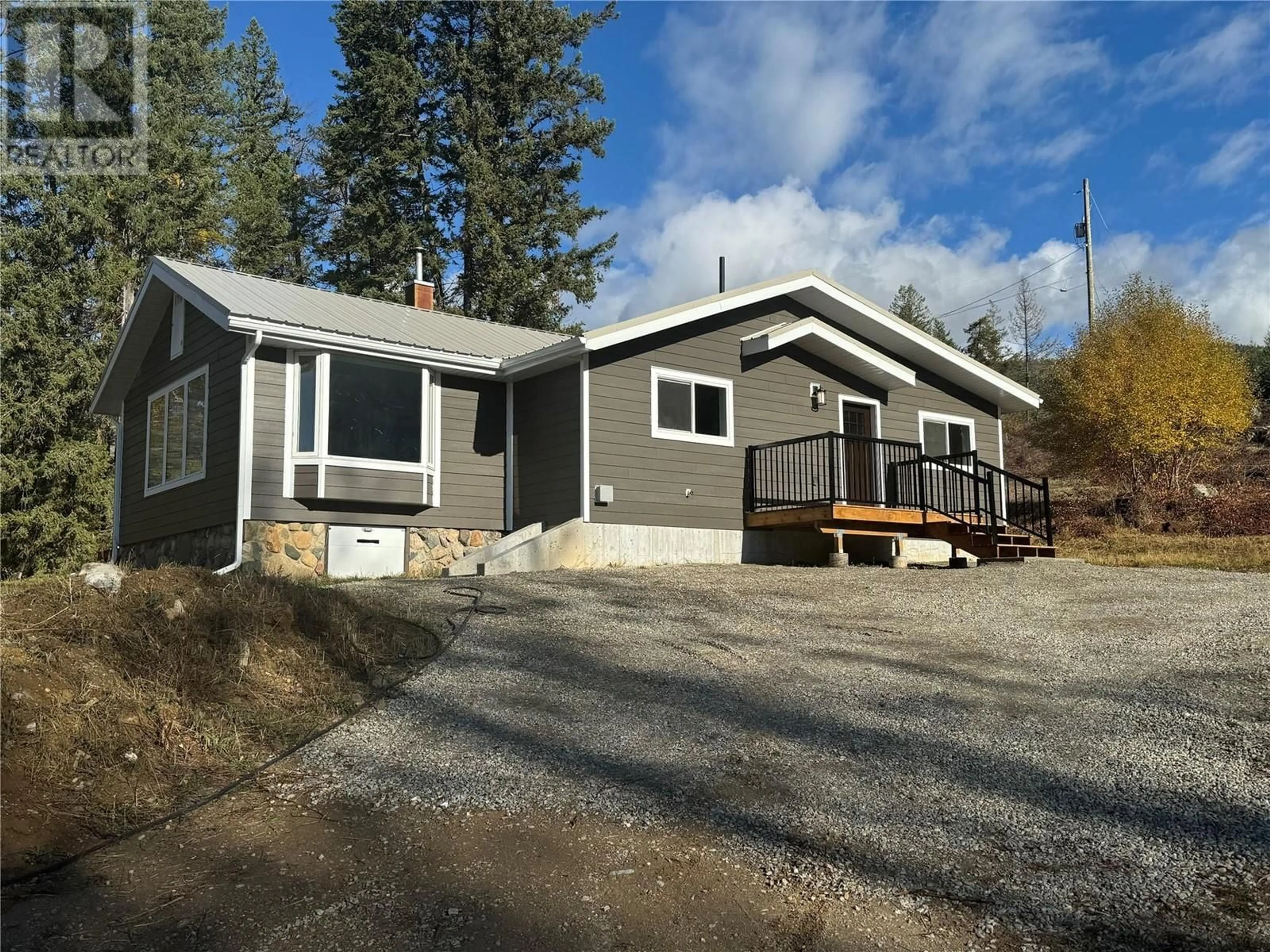 Frontside or backside of a home, cottage for 3685 Foster Road, Creston British Columbia V0B1G8