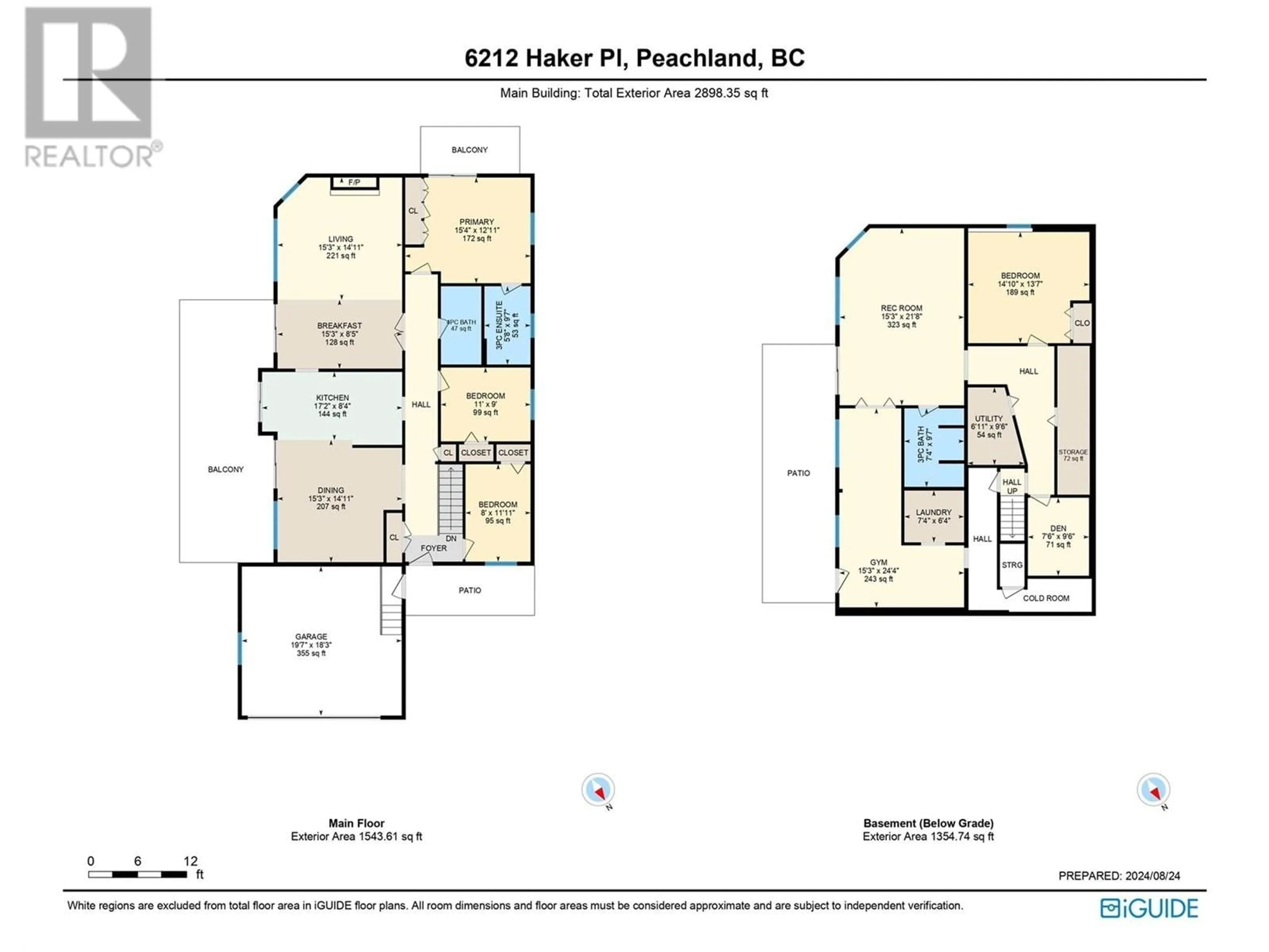 Floor plan for 6212 Haker Place, Peachland British Columbia V0H1X8