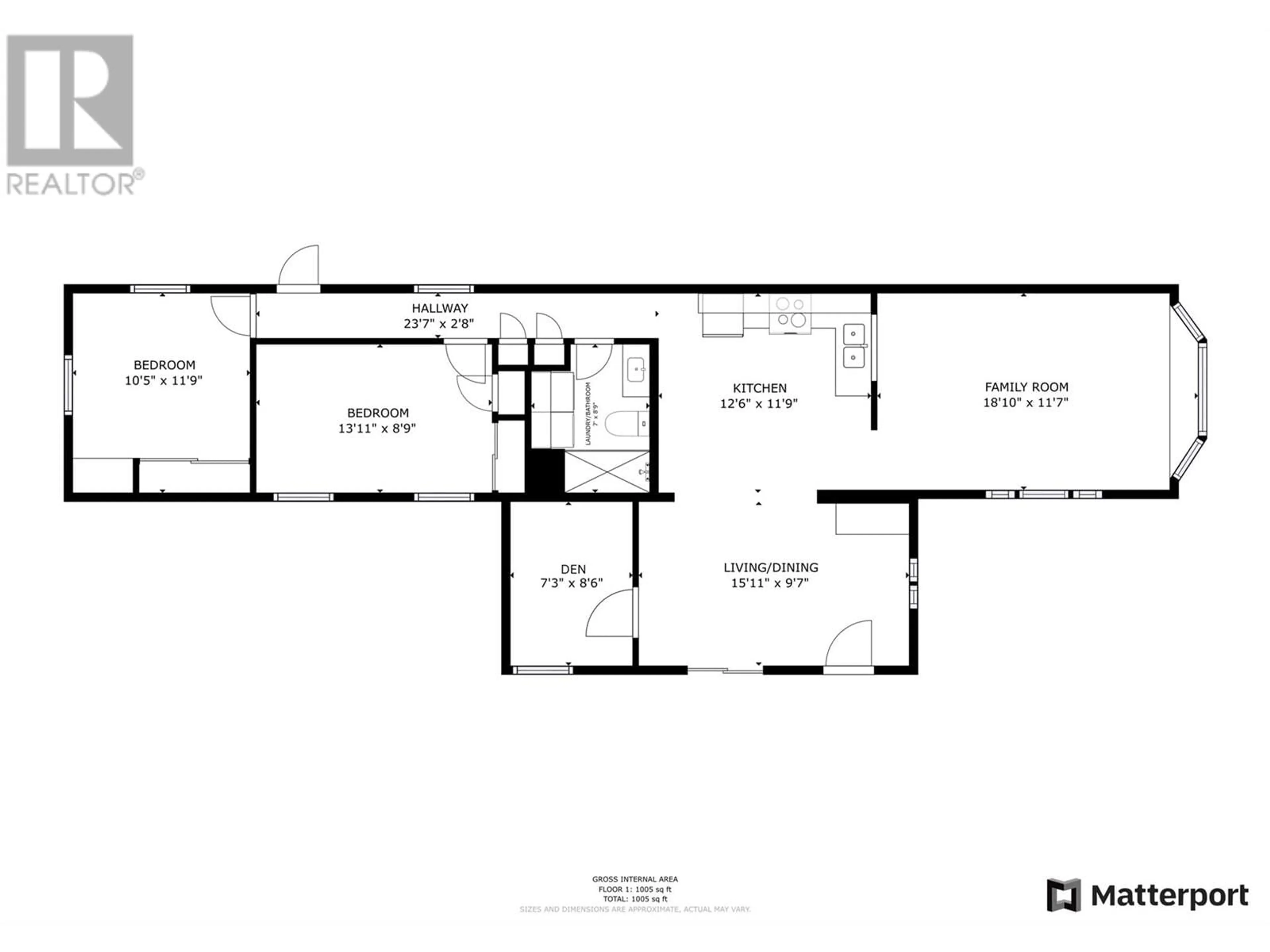 Floor plan for 2727 Lakeshore Road Unit# 6, Vernon British Columbia V1H1X5