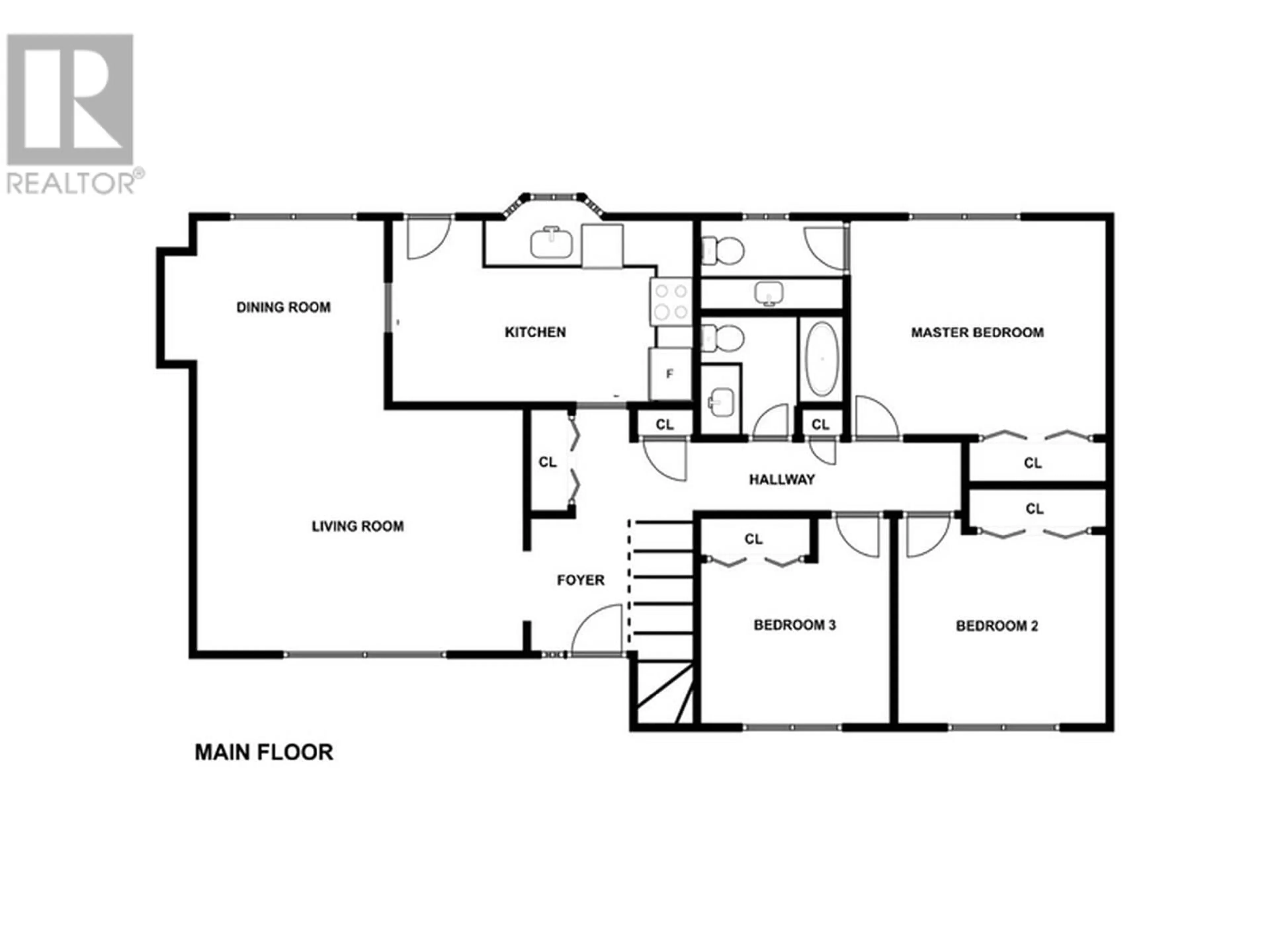 Floor plan for 1080 Calmels Crescent, Kelowna British Columbia V1Y4L8