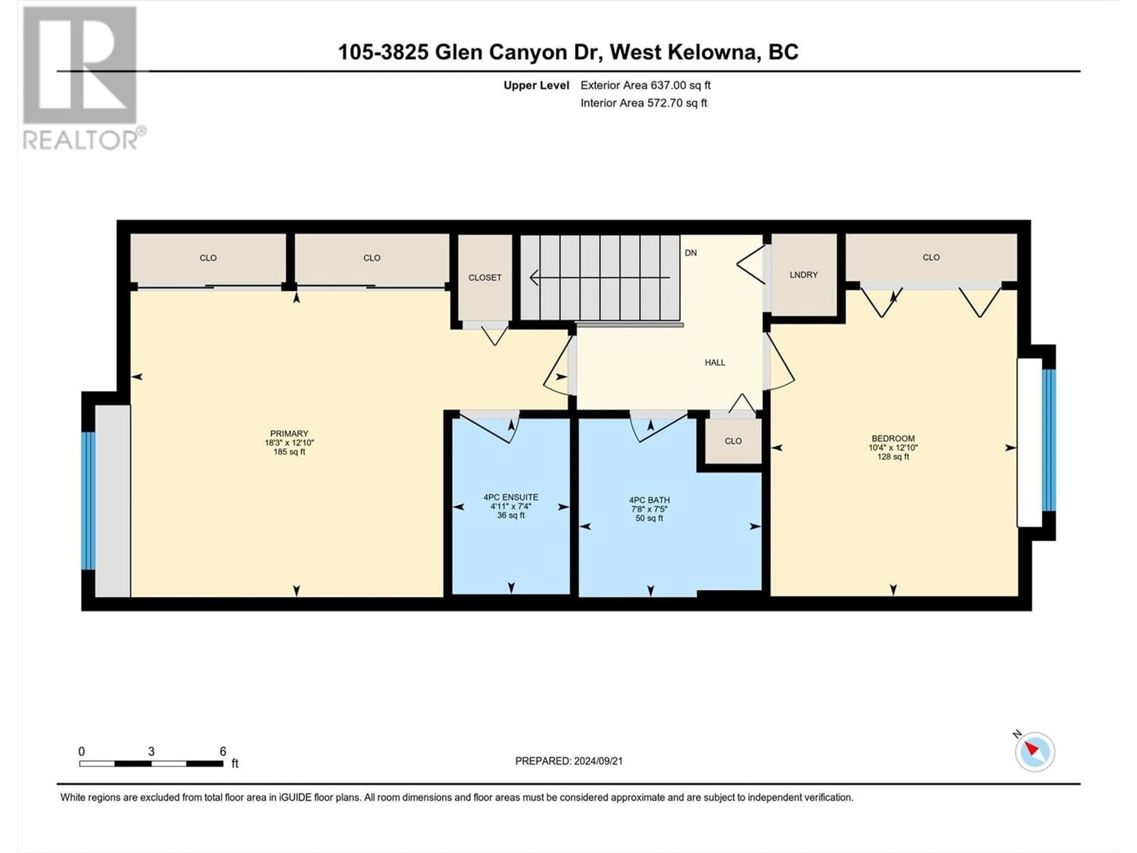 Floor plan for 3825 Glen Canyon Drive Unit# 105, West Kelowna British Columbia V4T2T4