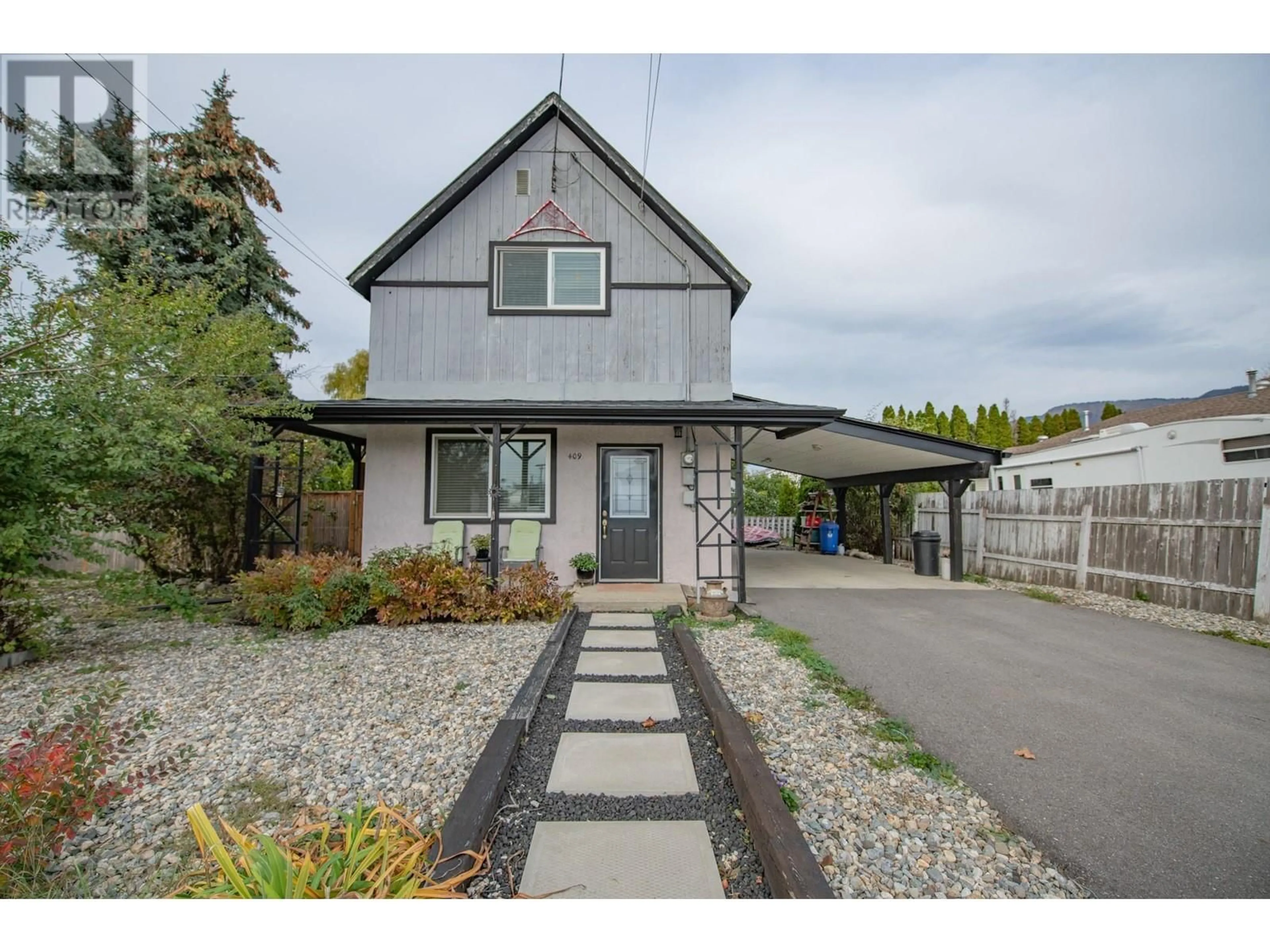 Frontside or backside of a home, cottage for 409 Baird Avenue, Enderby British Columbia V4Y4A2