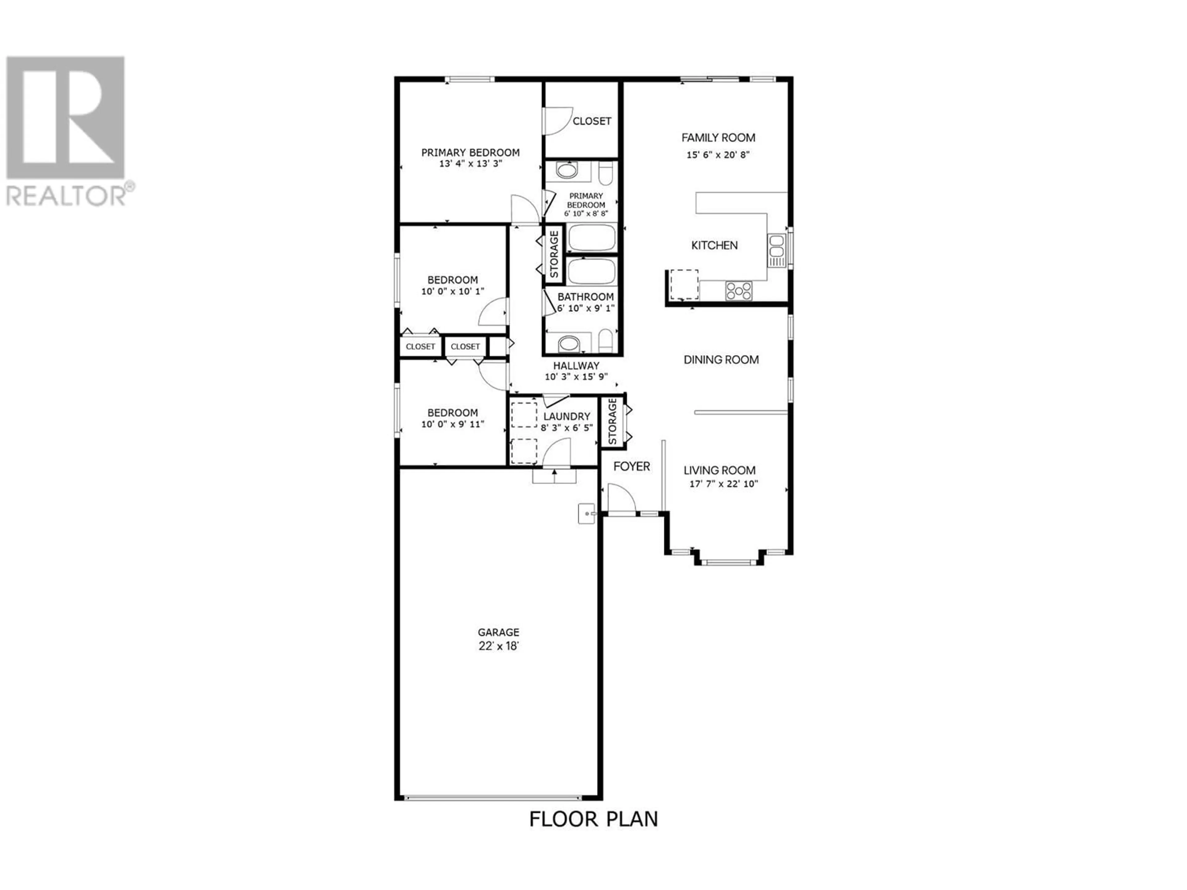 Floor plan for 265 Ranchland Road, Kelowna British Columbia V1V1T3