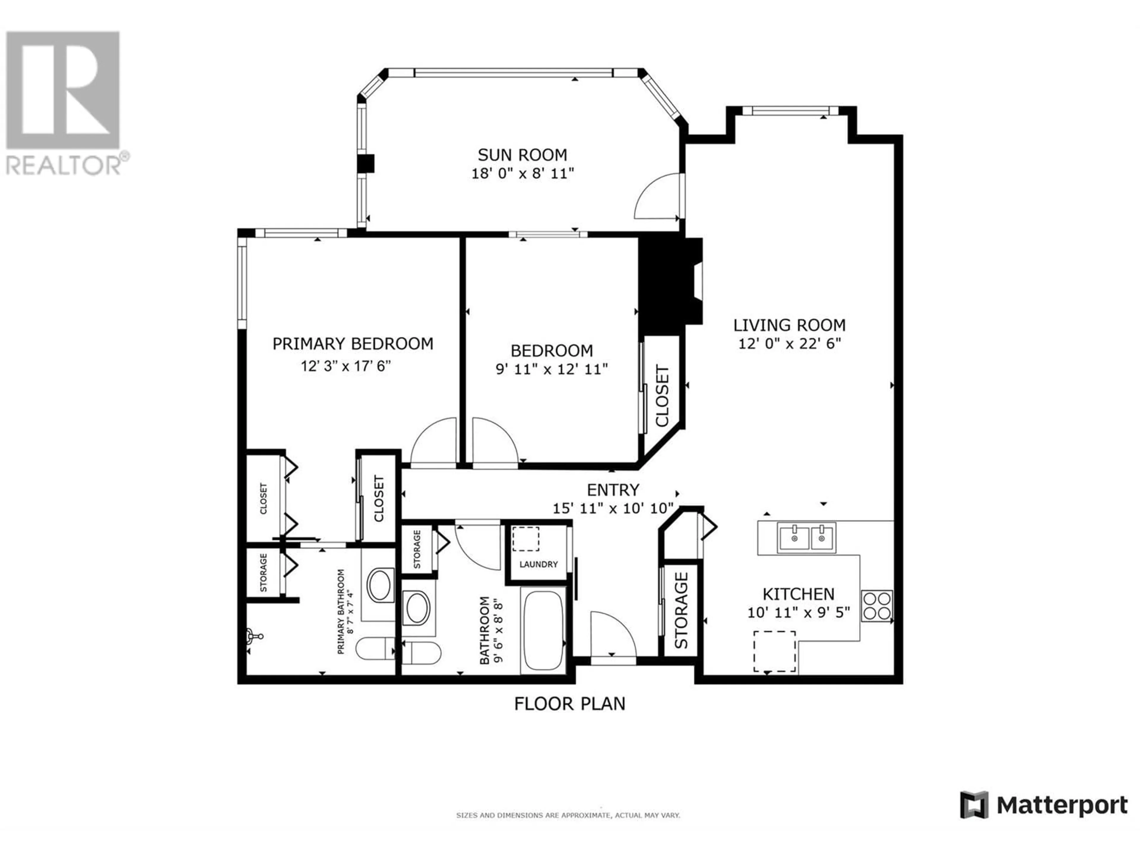 Floor plan for 1152 Lanfranco Road Unit# 209, Kelowna British Columbia V1W3W5