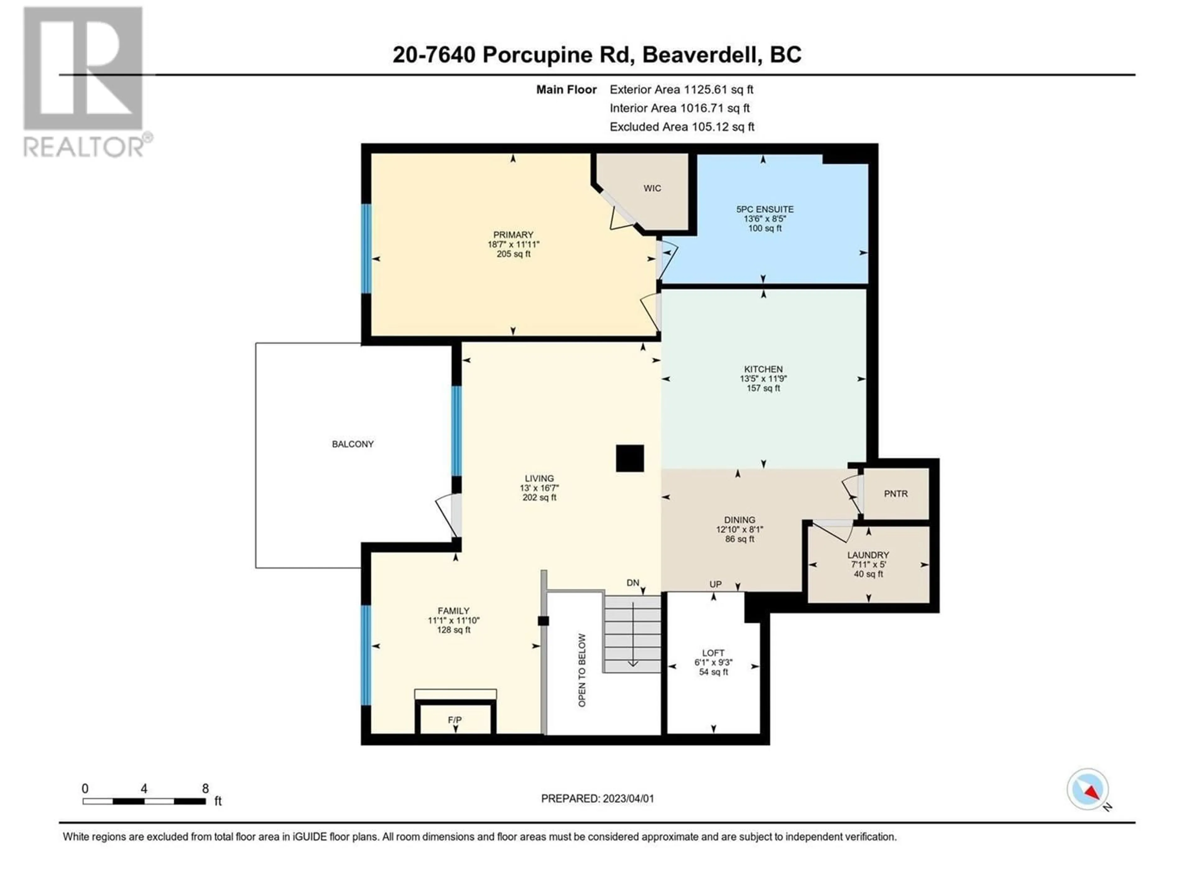 Floor plan for 7640 Porcupine Road Unit# 20, Big White British Columbia V0H1A0