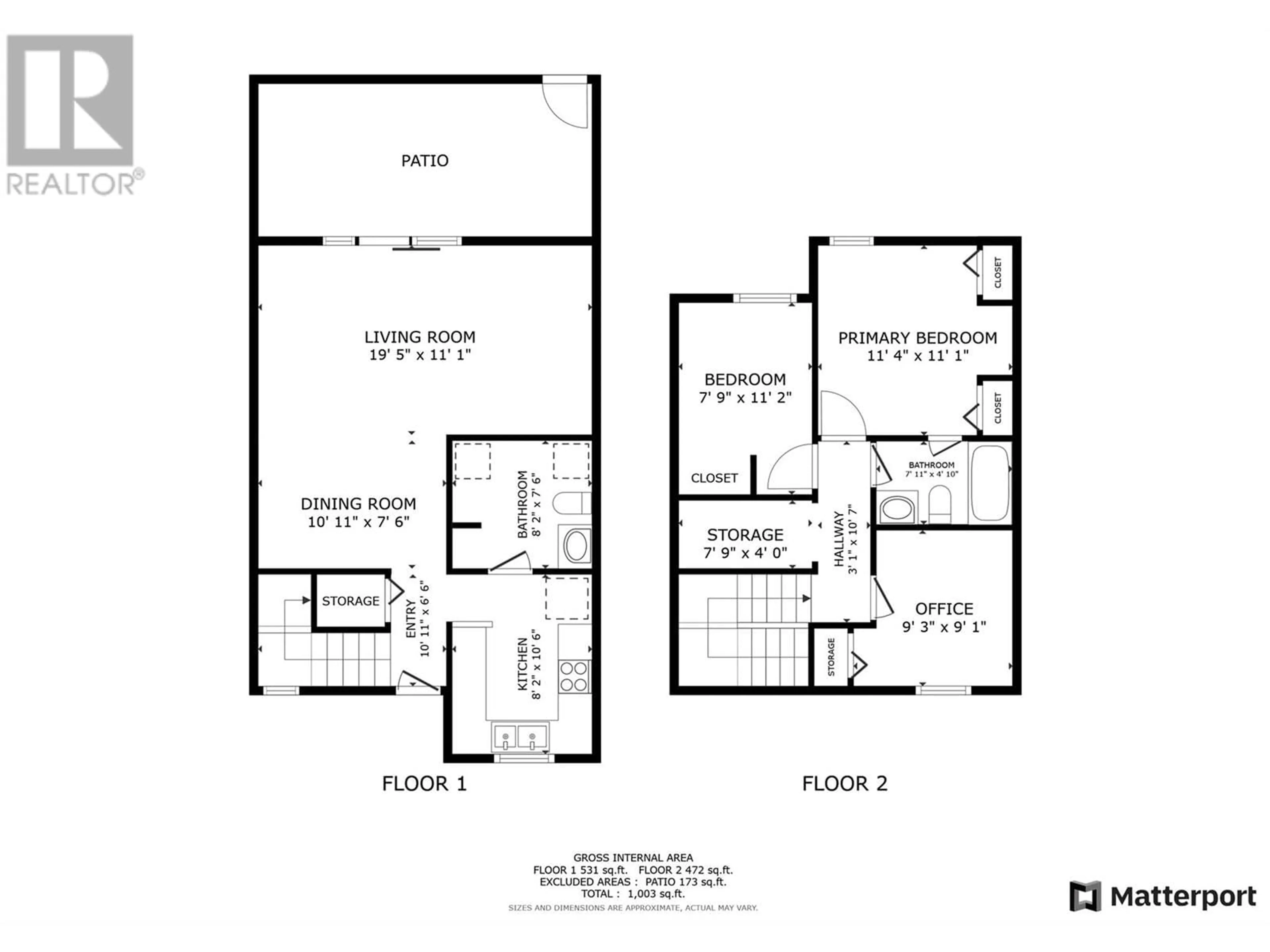 Floor plan for 1809 40th Avenue Unit# 11, Vernon British Columbia V1T7X4