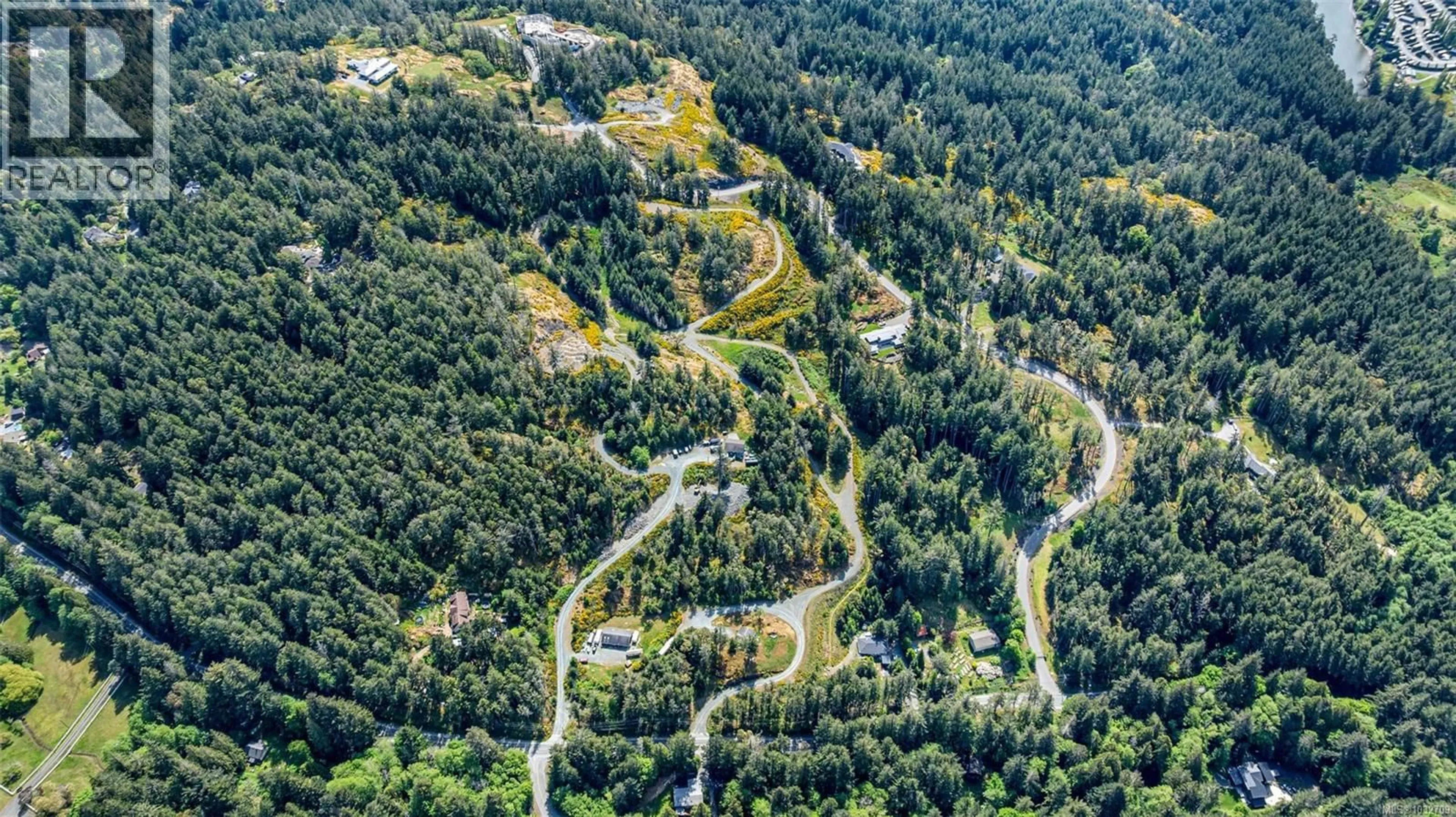 A pic from outside/outdoor area/front of a property/back of a property/a pic from drone, forest/trees view for 5251 ROCKY POINT ROAD, Metchosin British Columbia V9C4G7
