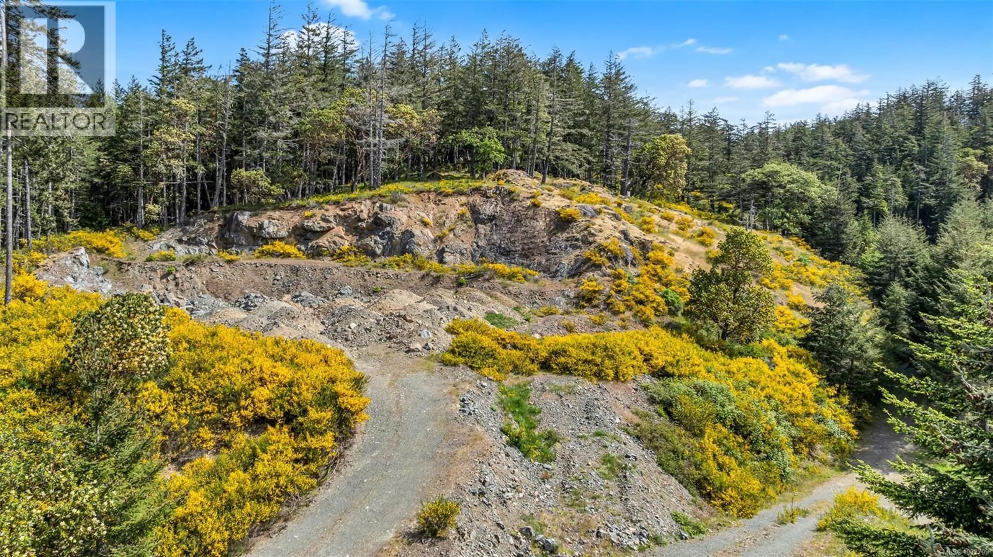A pic from outside/outdoor area/front of a property/back of a property/a pic from drone, forest/trees view for 5251 ROCKY POINT ROAD, Metchosin British Columbia V9C4G7