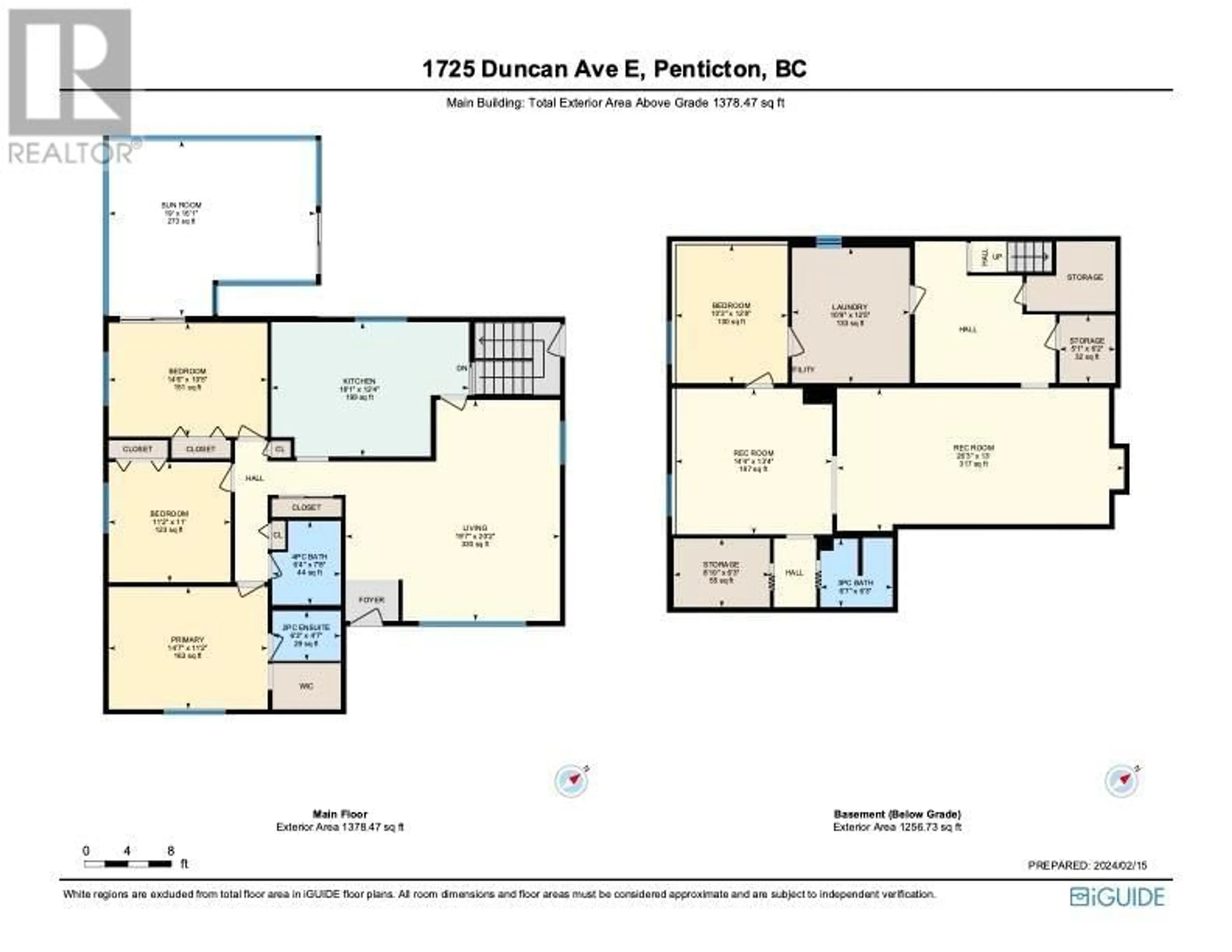 Floor plan for 1725 Duncan Avenue E, Penticton British Columbia V2A7C3