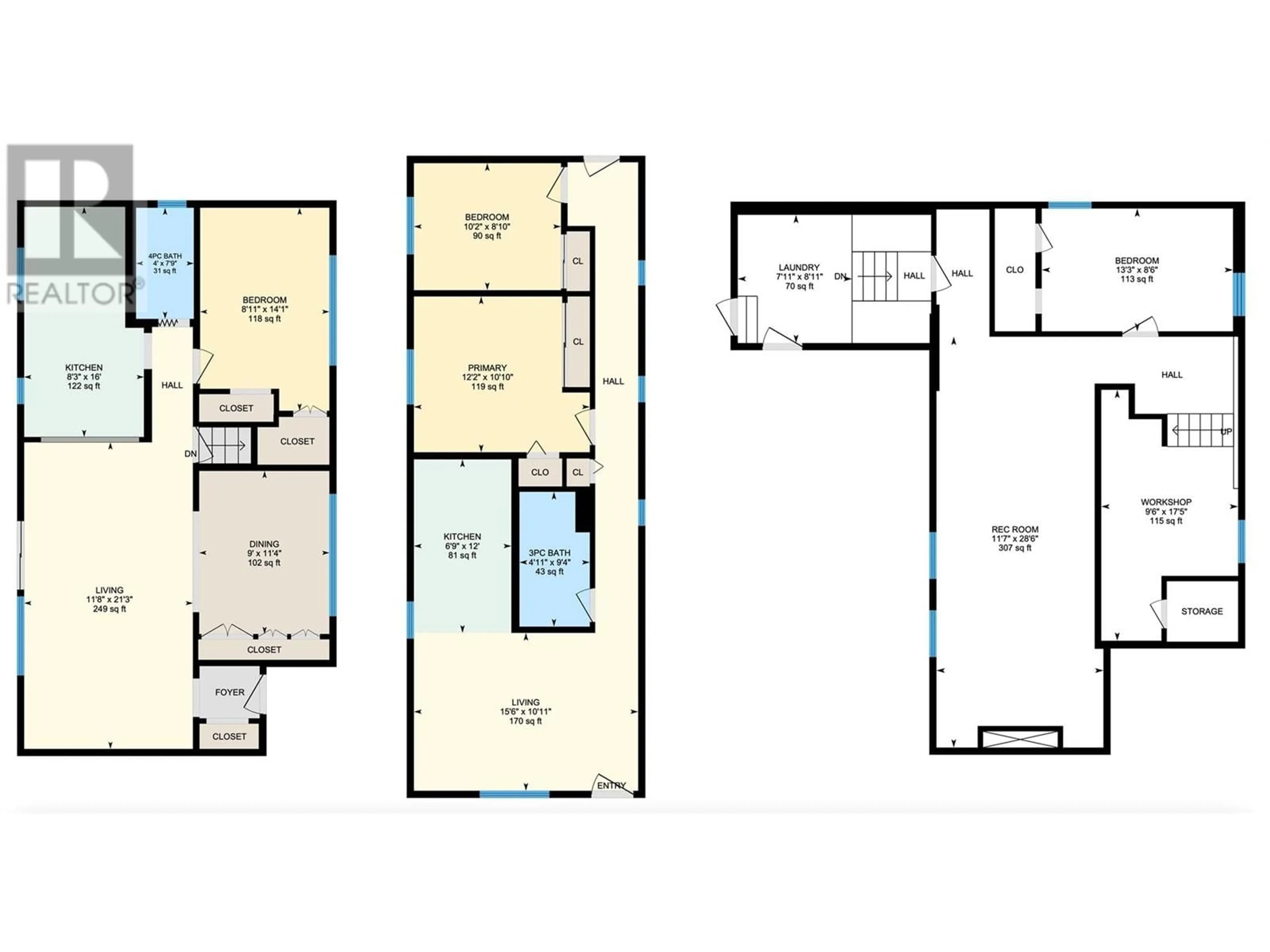 Floor plan for 403 Conklin Avenue, Penticton British Columbia V2A2T3