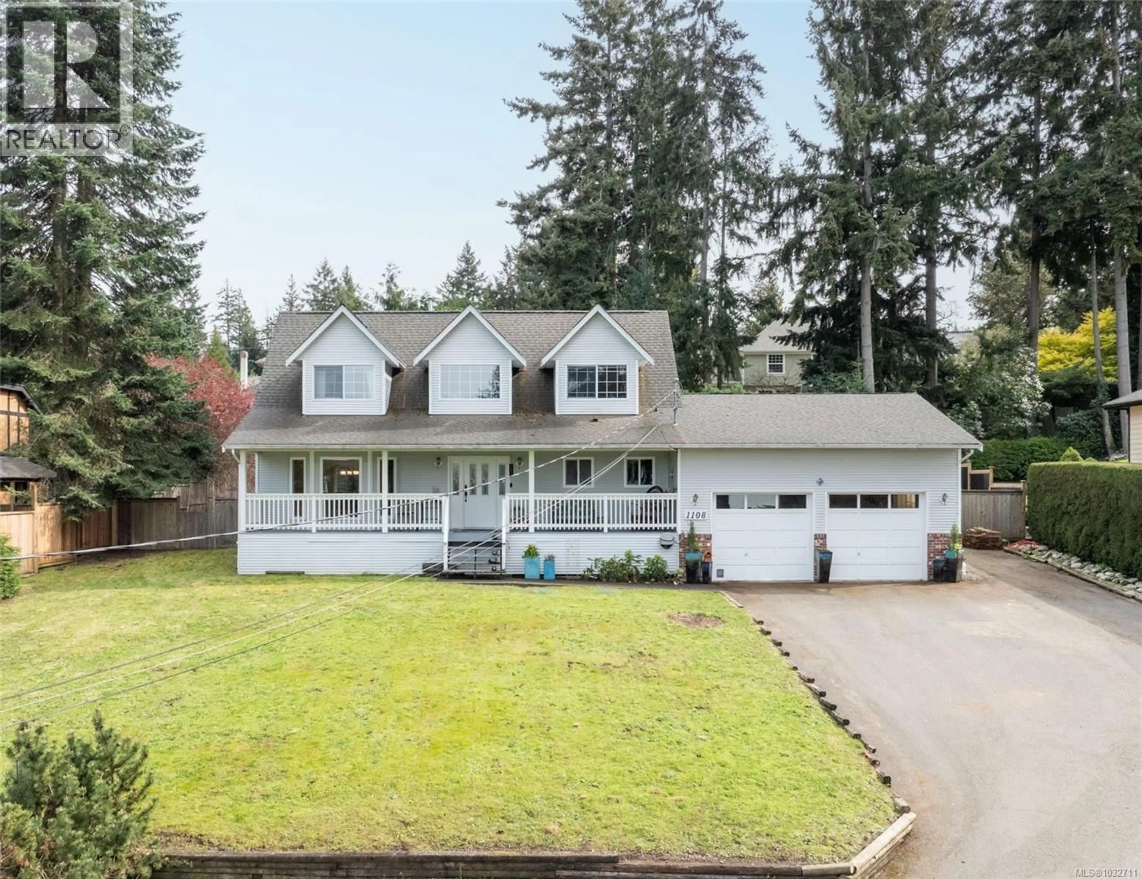 Home with vinyl exterior material, street for 1108 VIEWTOP ROAD, Duncan British Columbia V9L5S7