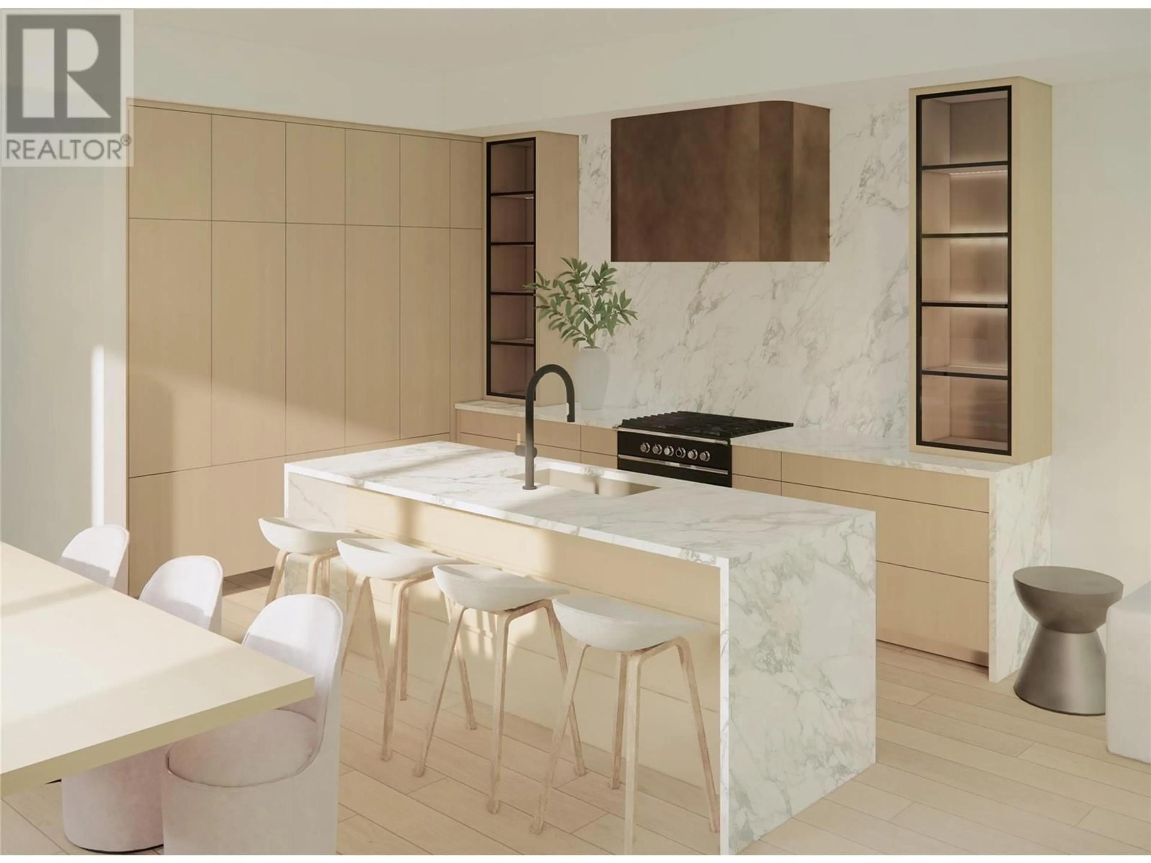Contemporary kitchen, ceramic/tile floor for 4 - 781 MARTIN AVENUE, Kelowna British Columbia V1Y6V4