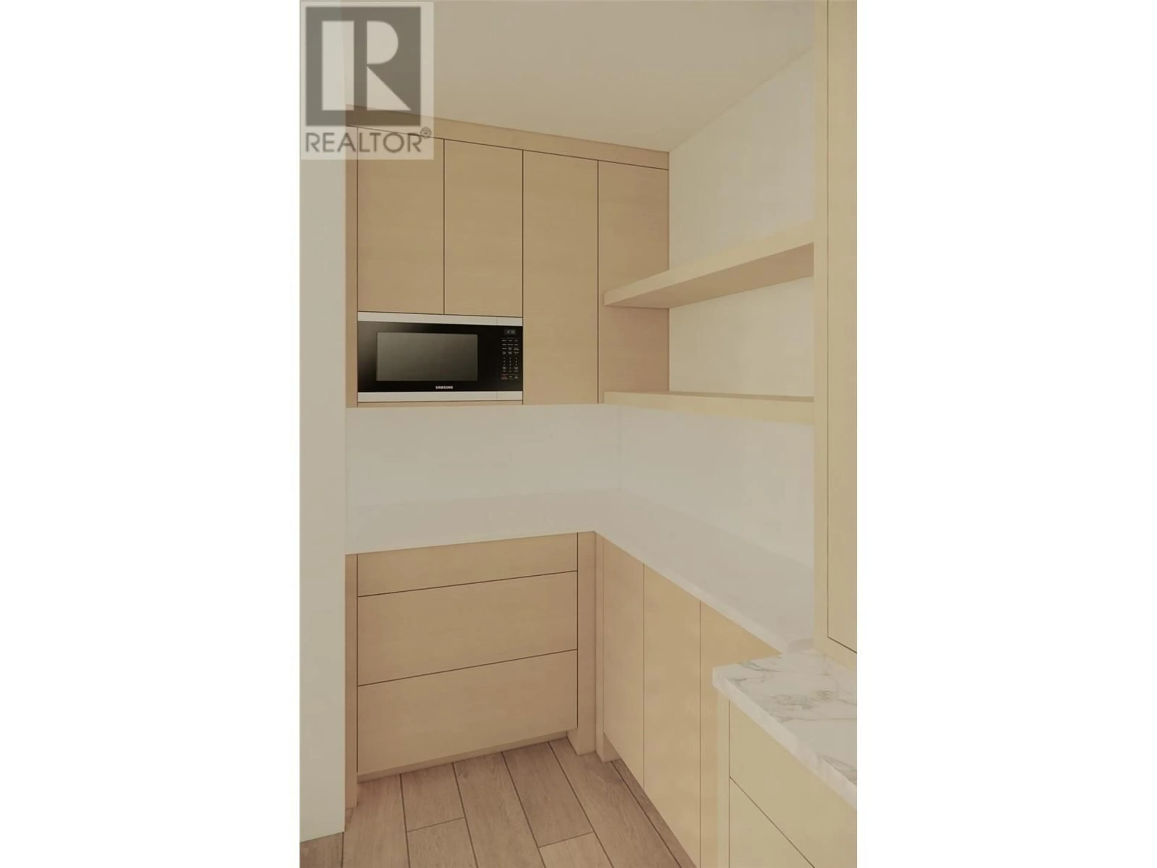 Standard kitchen, wood/laminate floor for 4 - 781 MARTIN AVENUE, Kelowna British Columbia V1Y6V4
