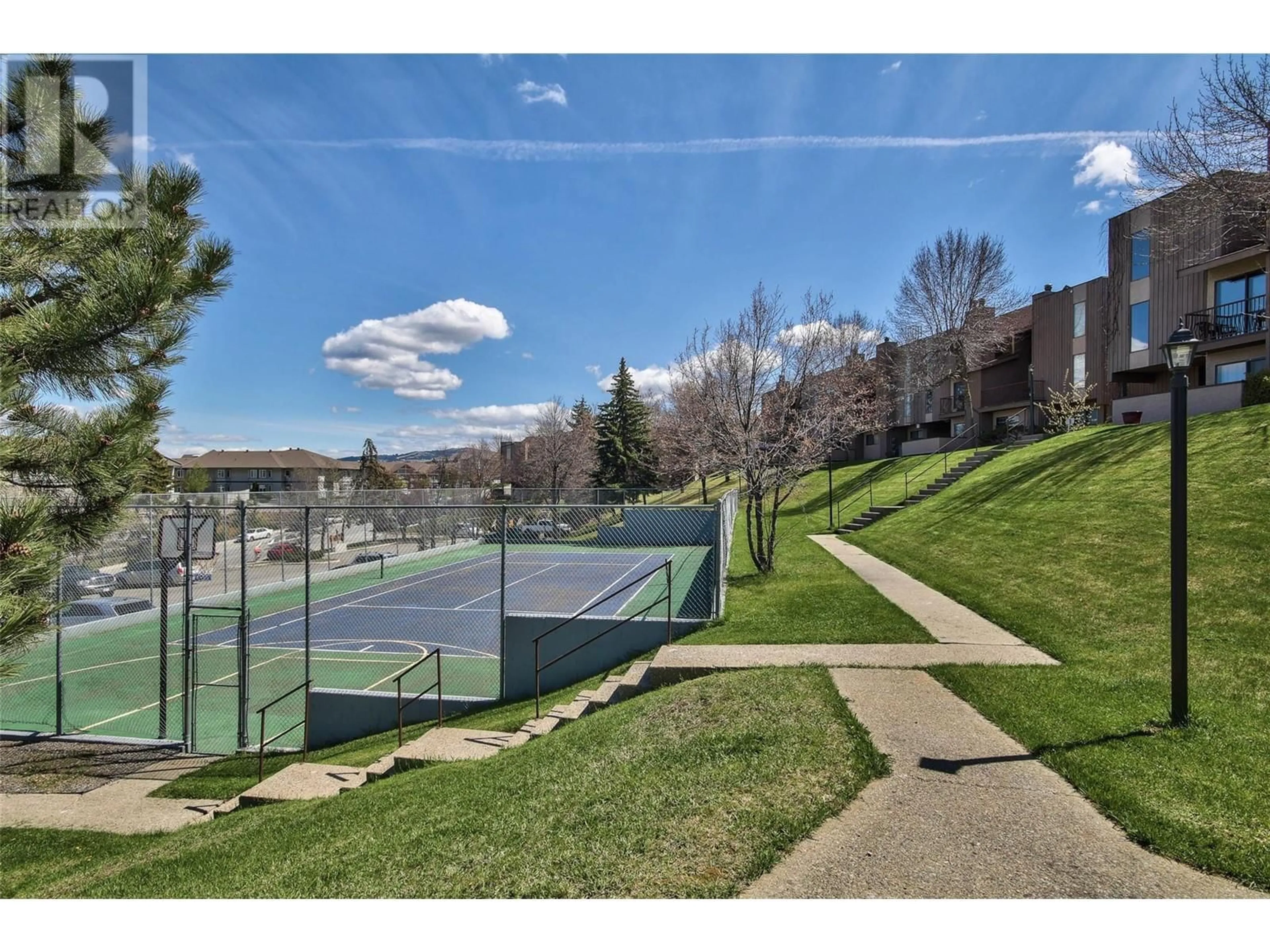 A pic from exterior of the house or condo, the fenced backyard for 1221 Hugh Allan Drive Unit# 51 Lot# 50, Kamloops British Columbia V1S1M7