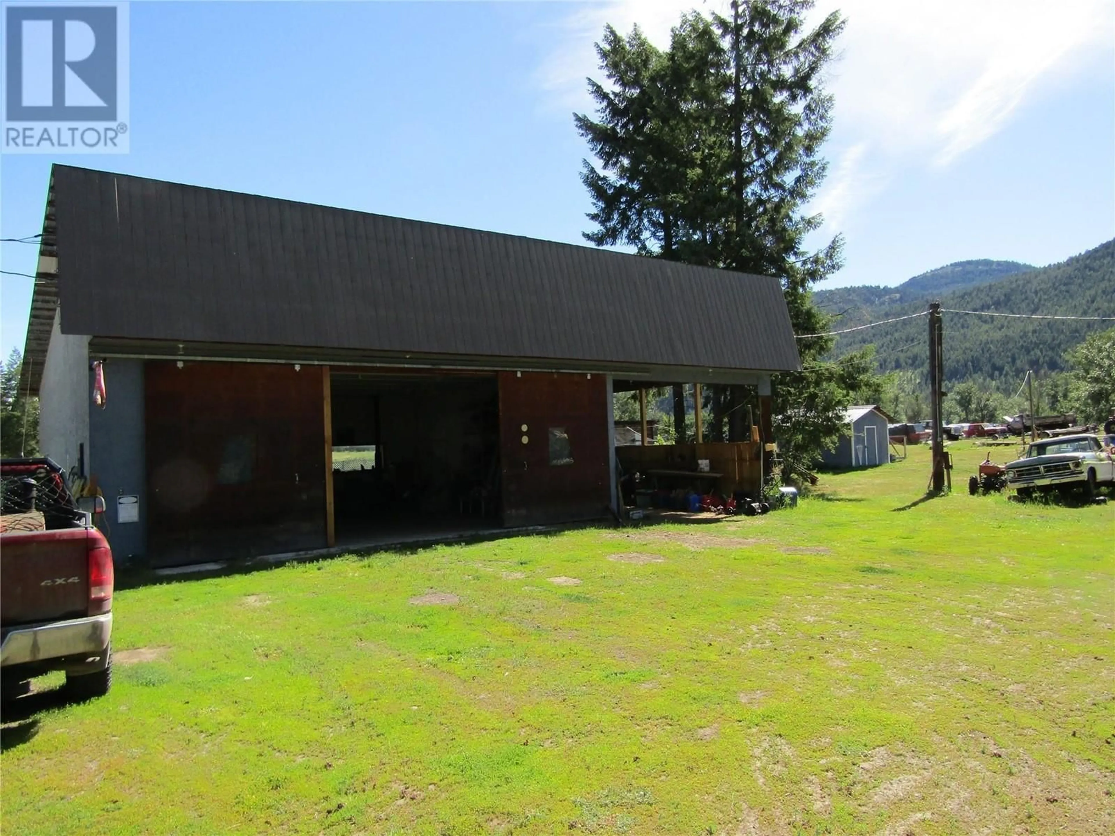 Patio, the front or back of building for 3260 CHRISTIAN VALLEY Road, Westbridge British Columbia V0H2B0