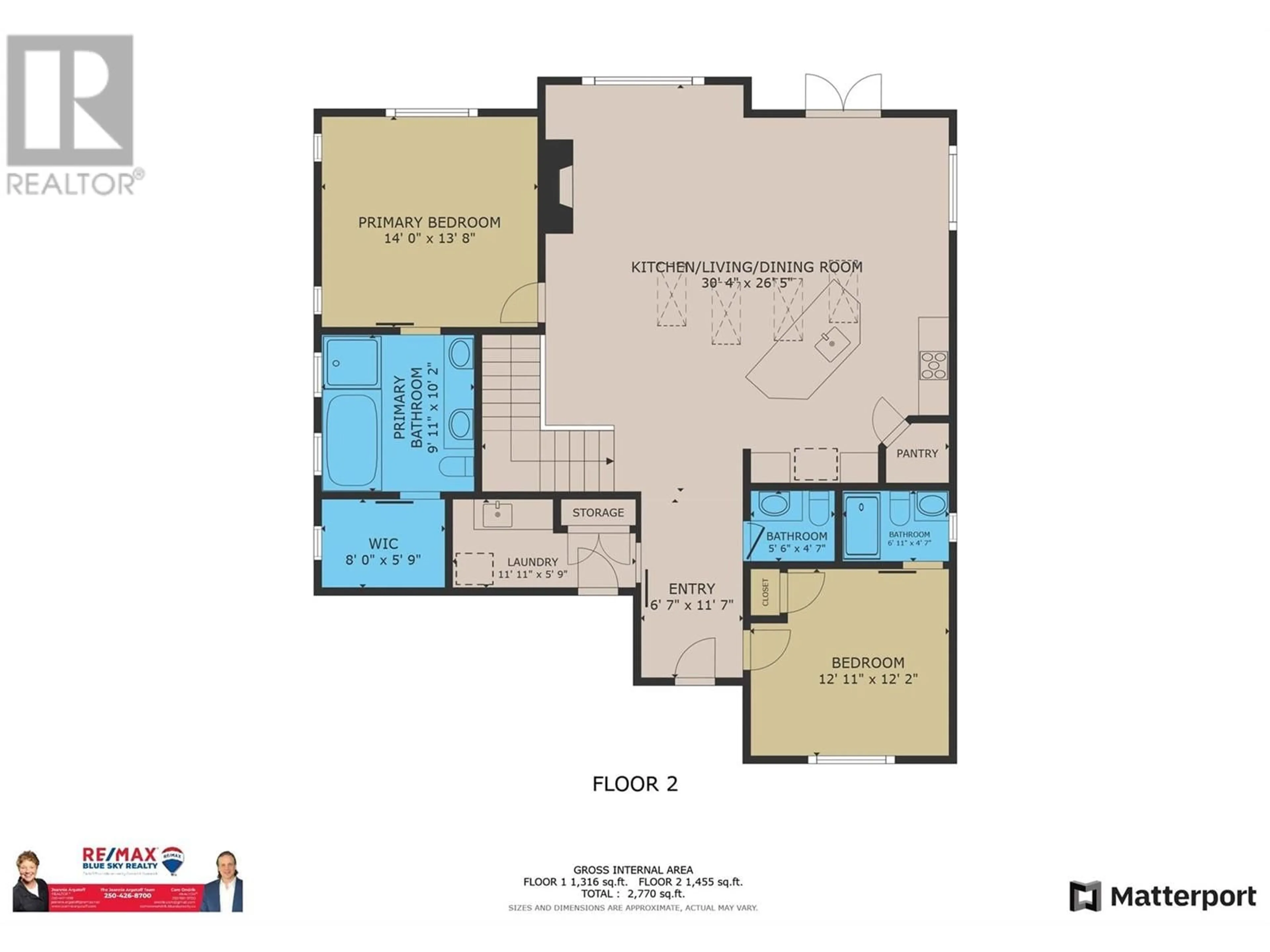 Floor plan for 145 The Whins, Cranbrook British Columbia V1C0B4