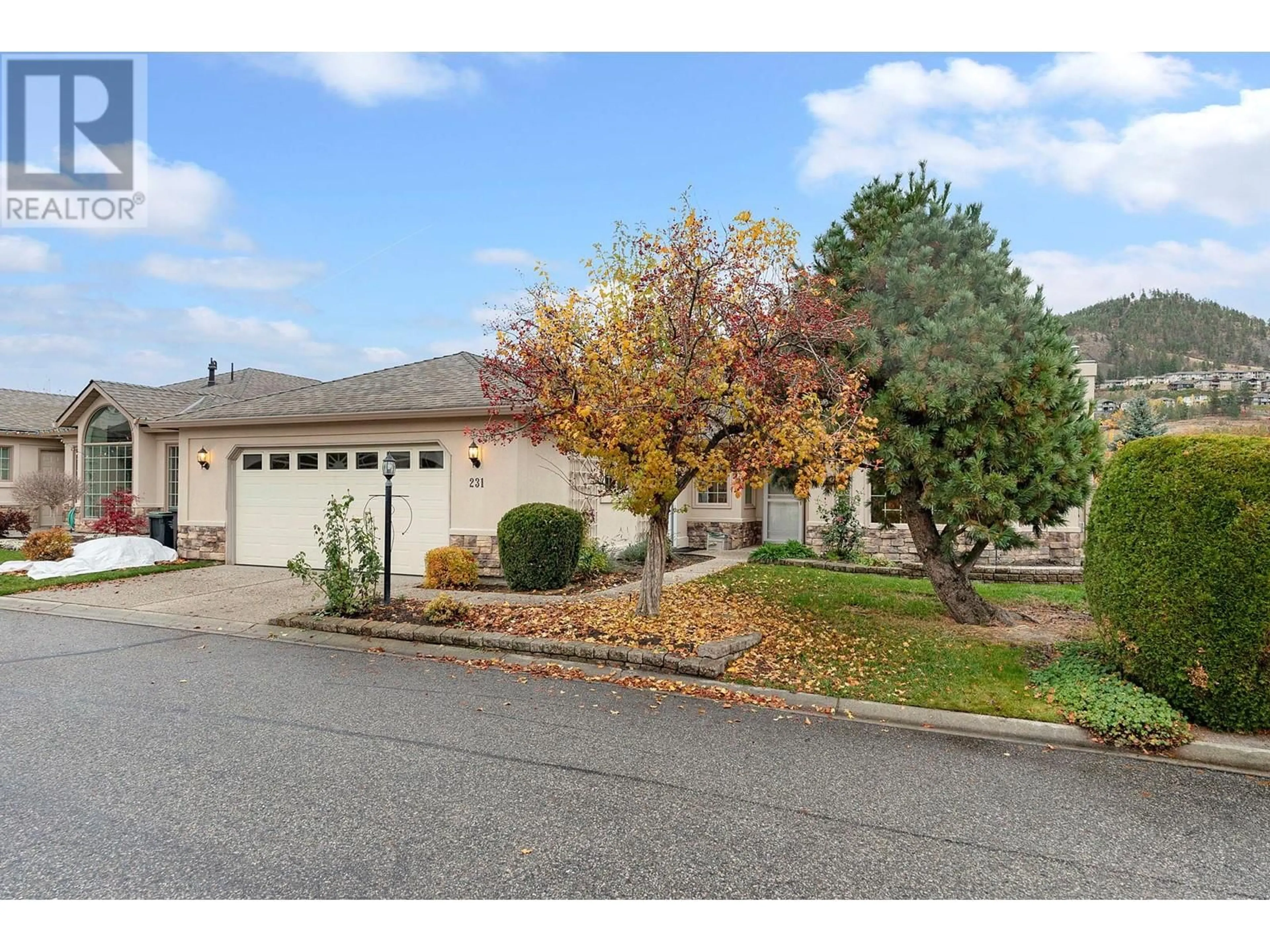 Frontside or backside of a home, the street view for 595 Yates Road Unit# 231 Lot# 137, Kelowna British Columbia V1V1P8