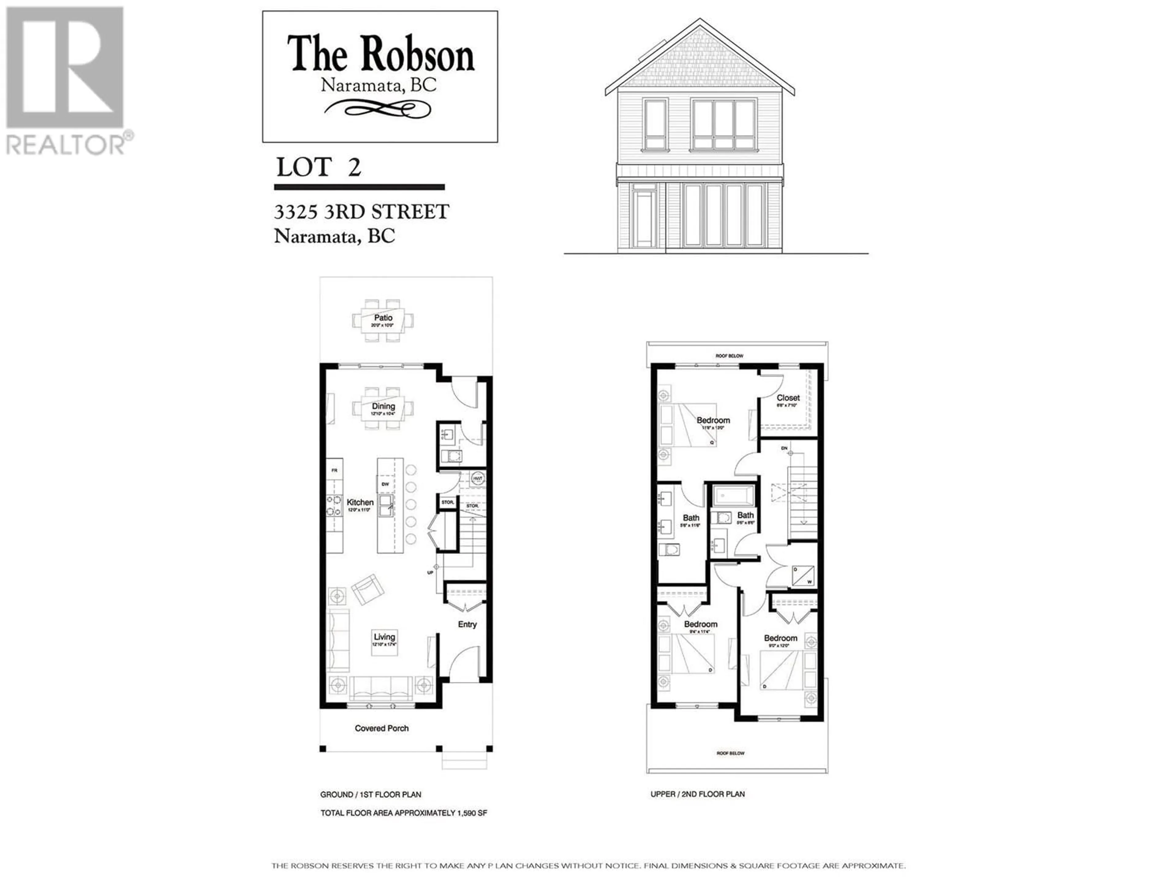 Floor plan for 3325 3rd Street Unit# Lot 2 Lot# 2, Naramata British Columbia V0H1N0