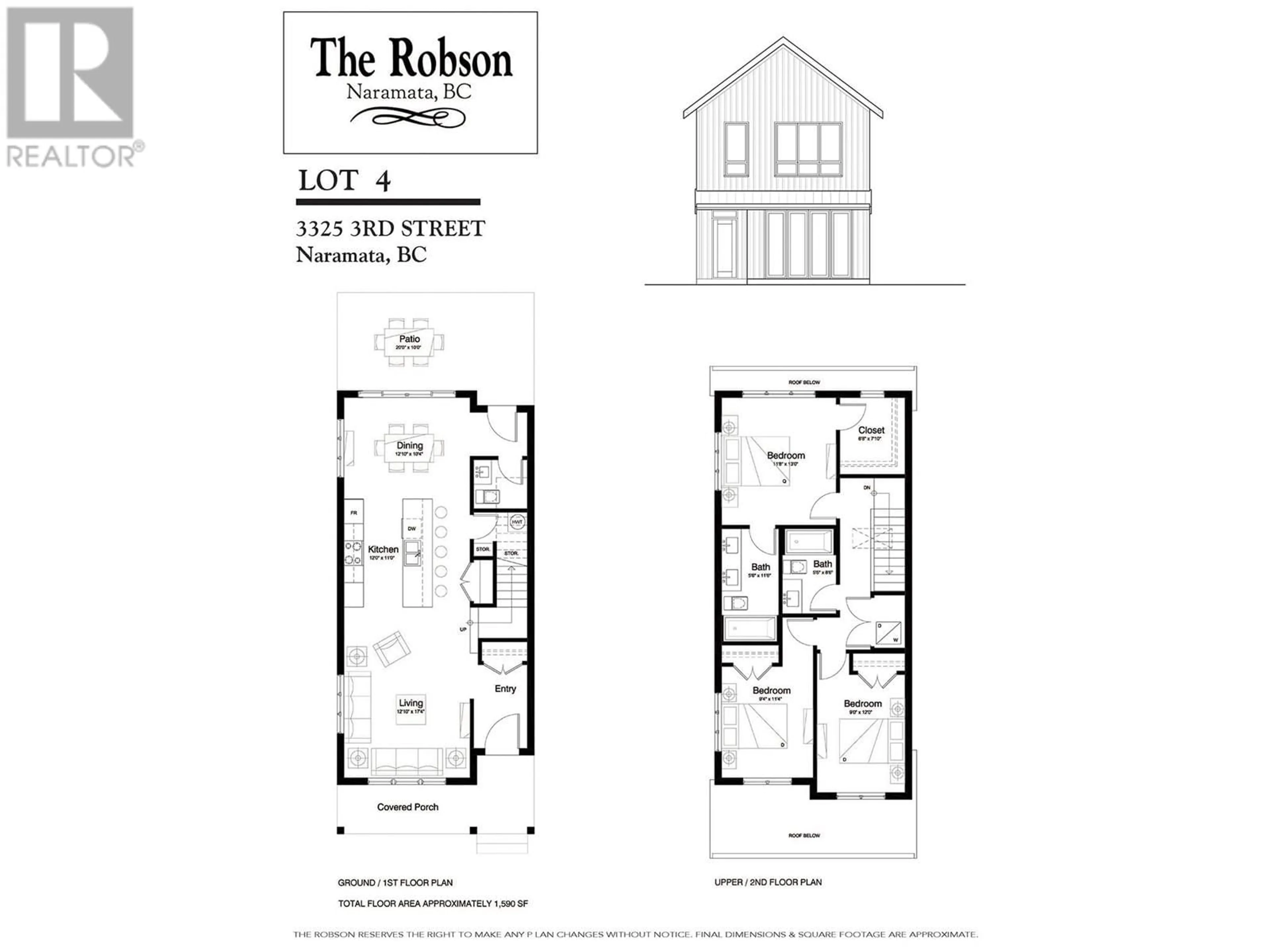 Floor plan for 3325 3rd Street Unit# LOT 4 Lot# 4, Naramata British Columbia V0H1N0