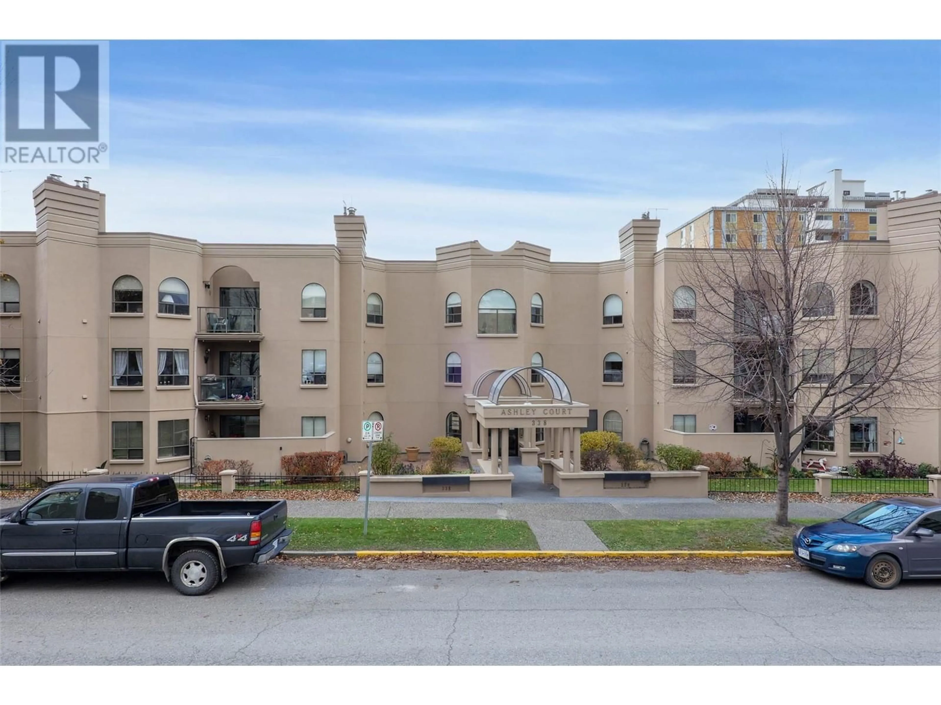 A pic from exterior of the house or condo, the front or back of building for 338 NICOLA Street Unit# 305, Kamloops British Columbia V2C2P5