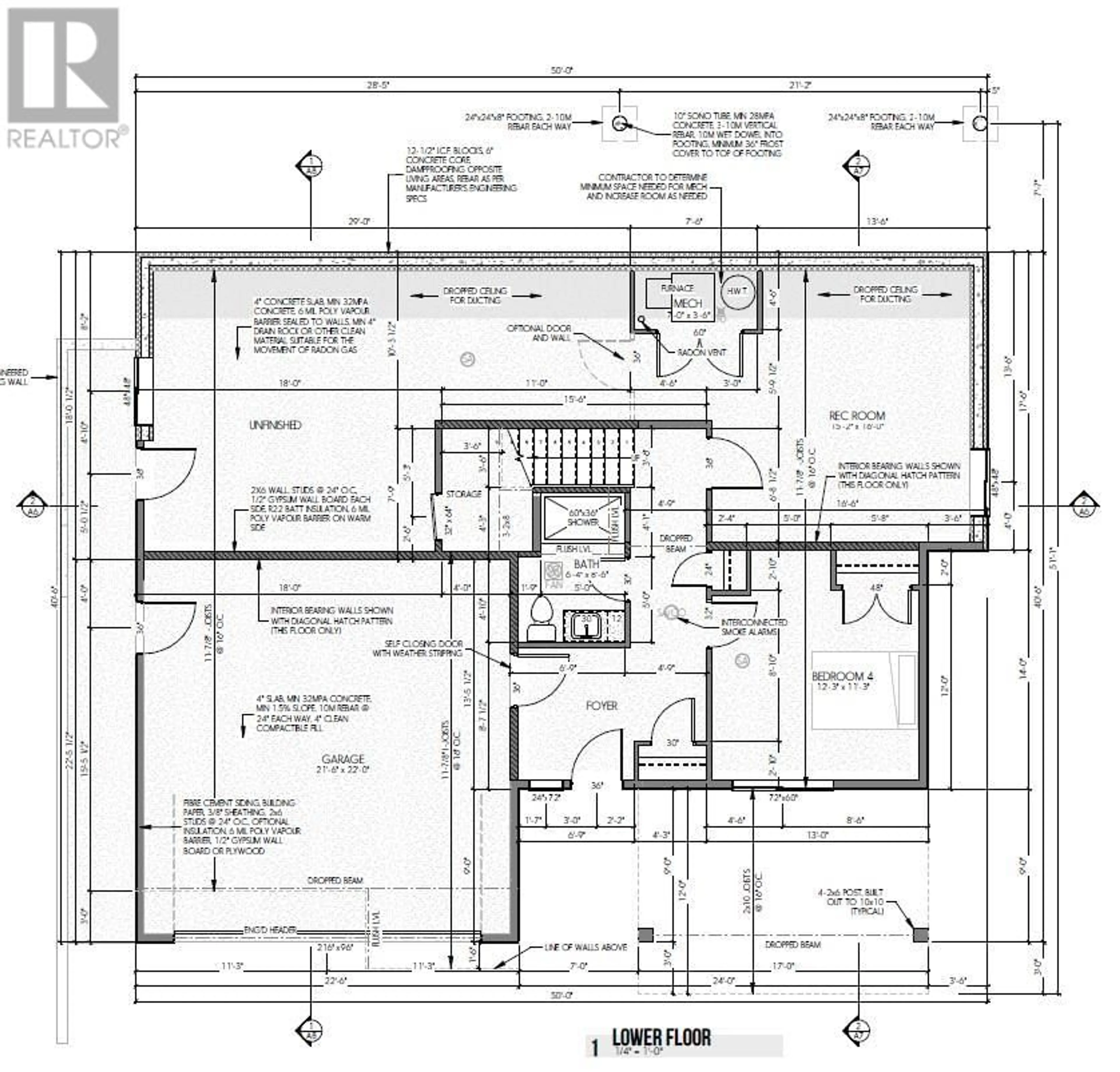 Floor plan for 1160 16 Avenue SE Lot# 12, Salmon Arm British Columbia V1E2R5