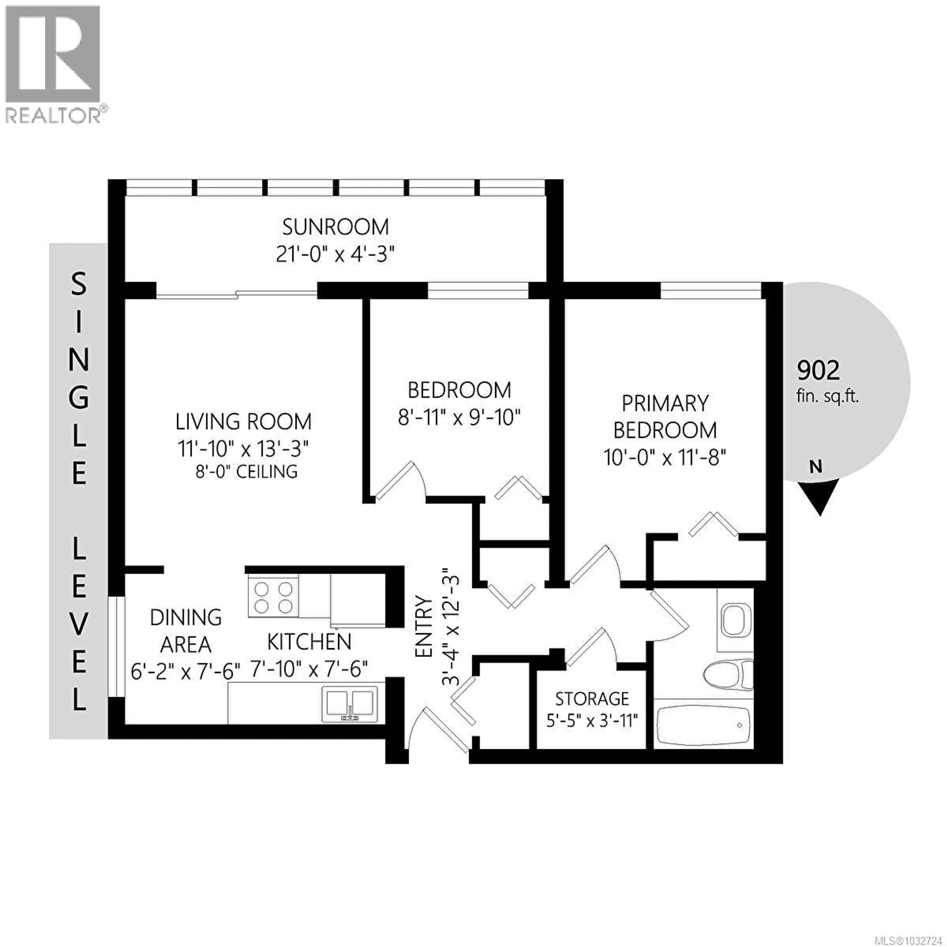 Floor plan for 308 - 1235 JOHNSON STREET, Victoria British Columbia V8V3N9