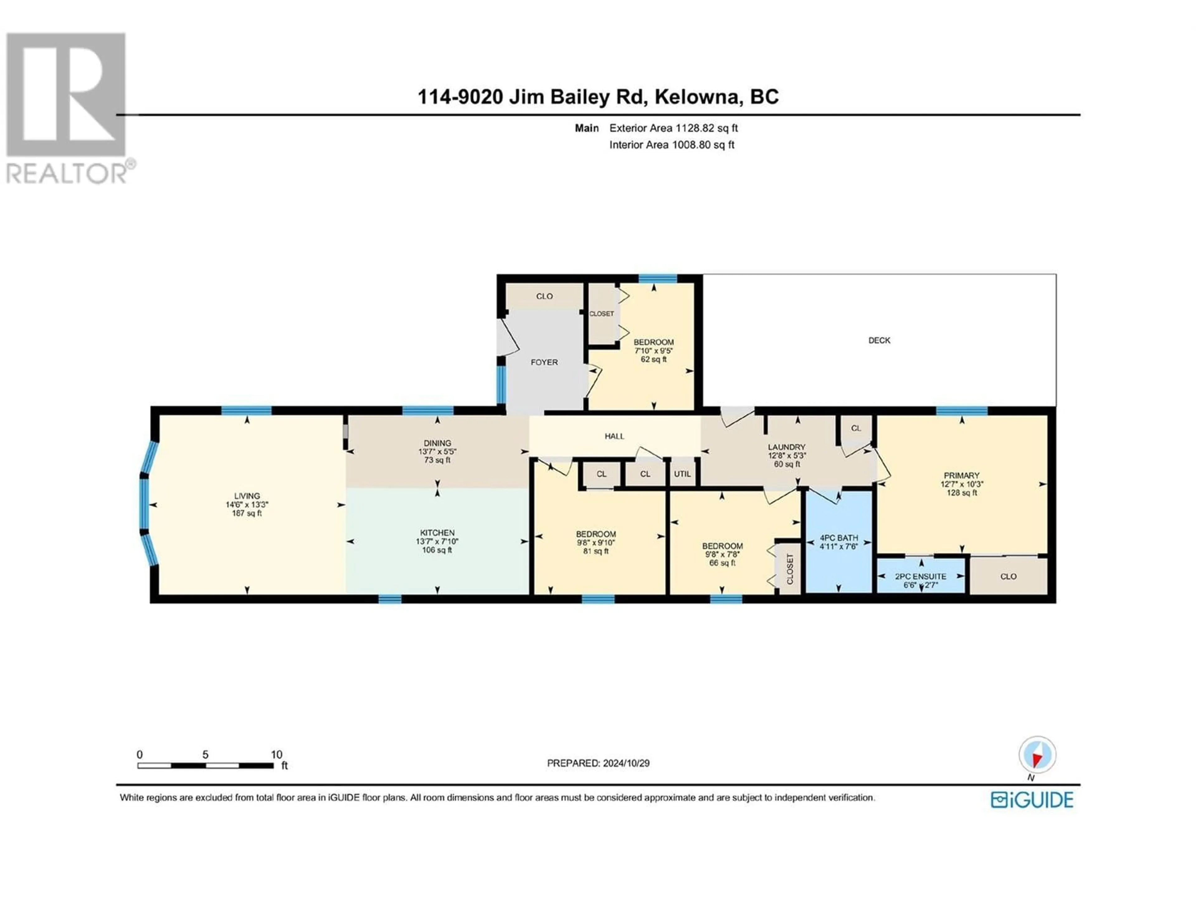 Floor plan for 130 Barber Road Unit# 407, Kelowna British Columbia V1X3V4