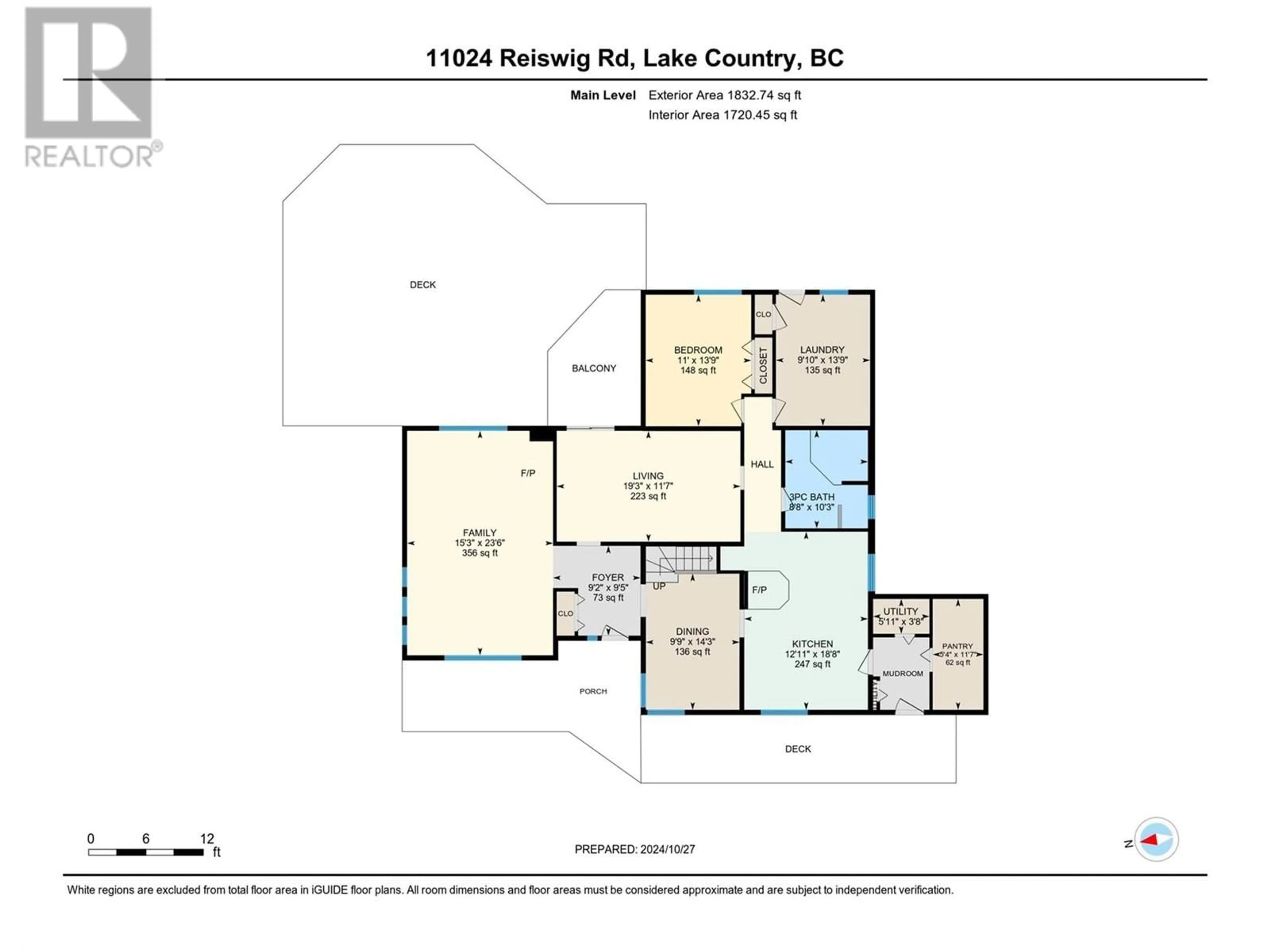 Floor plan for 11024 Reiswig Road, Lake Country British Columbia V4V1X3