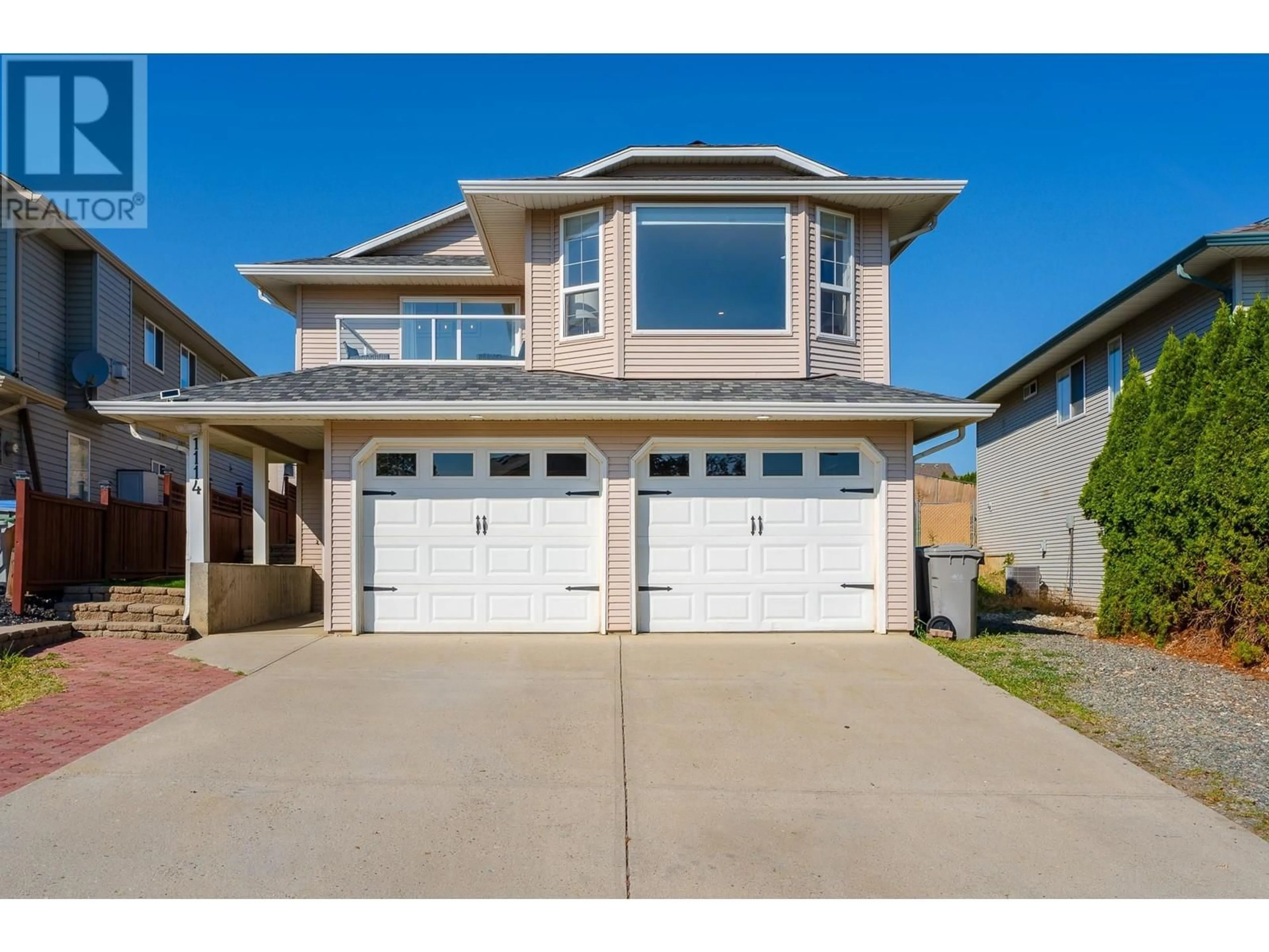 Frontside or backside of a home, the street view for 1114 RAVEN Drive, Kamloops British Columbia V2H1T7