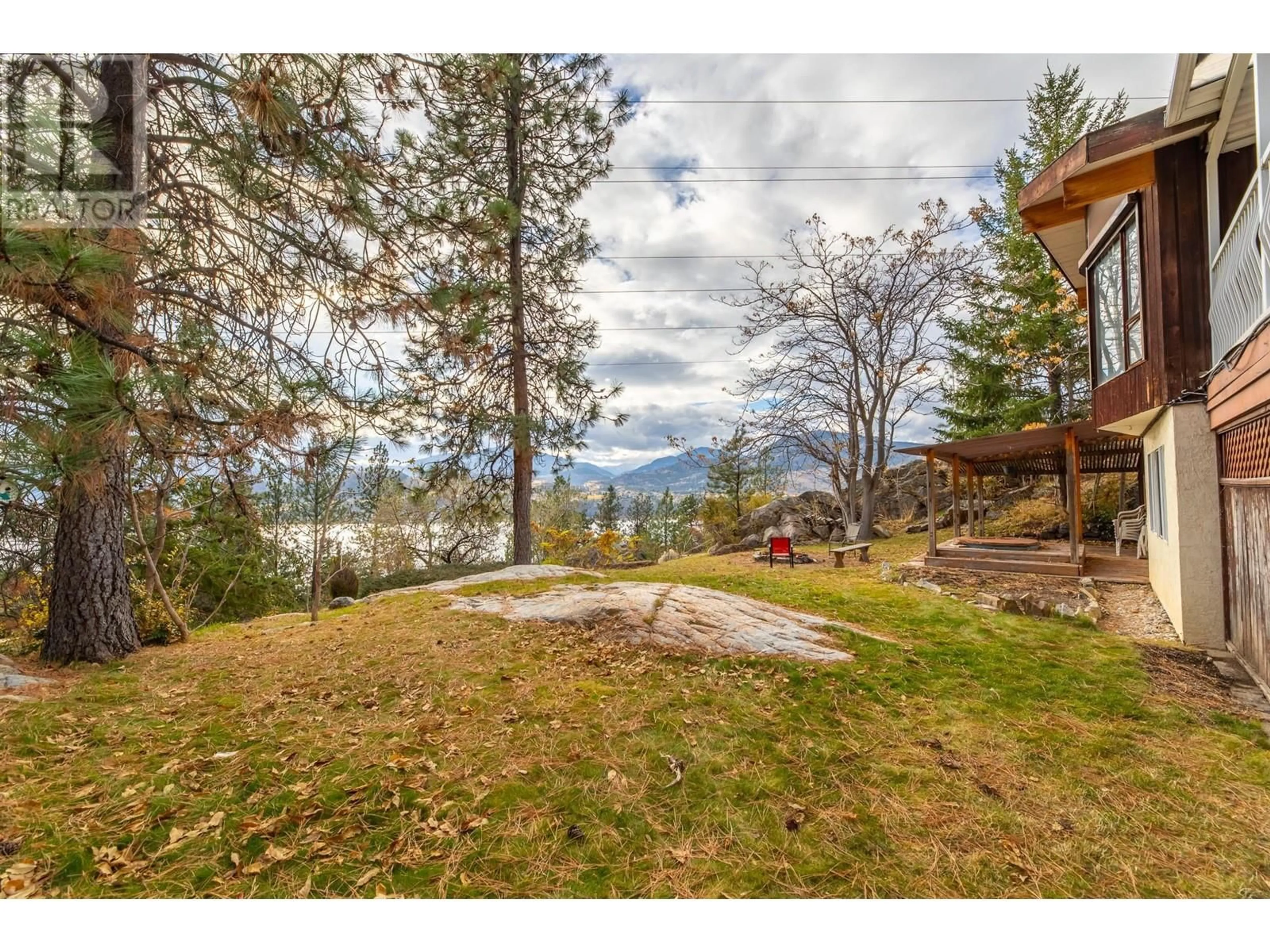 Patio, the fenced backyard for 223 SUNNYBROOK Drive, Okanagan Falls British Columbia V0H1R3