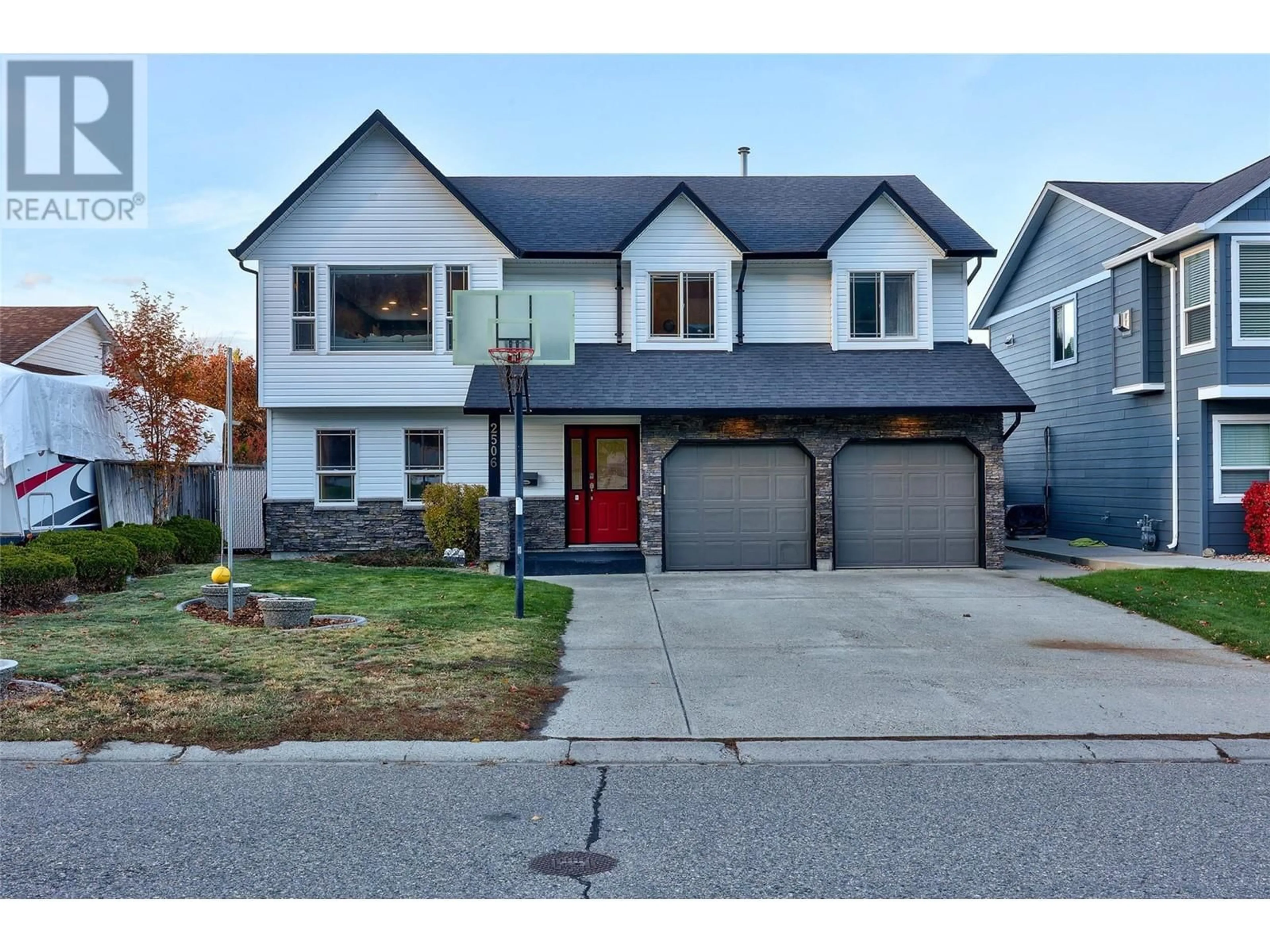 Frontside or backside of a home, the street view for 2506 Nechako Drive, Kamloops British Columbia V2E2C9