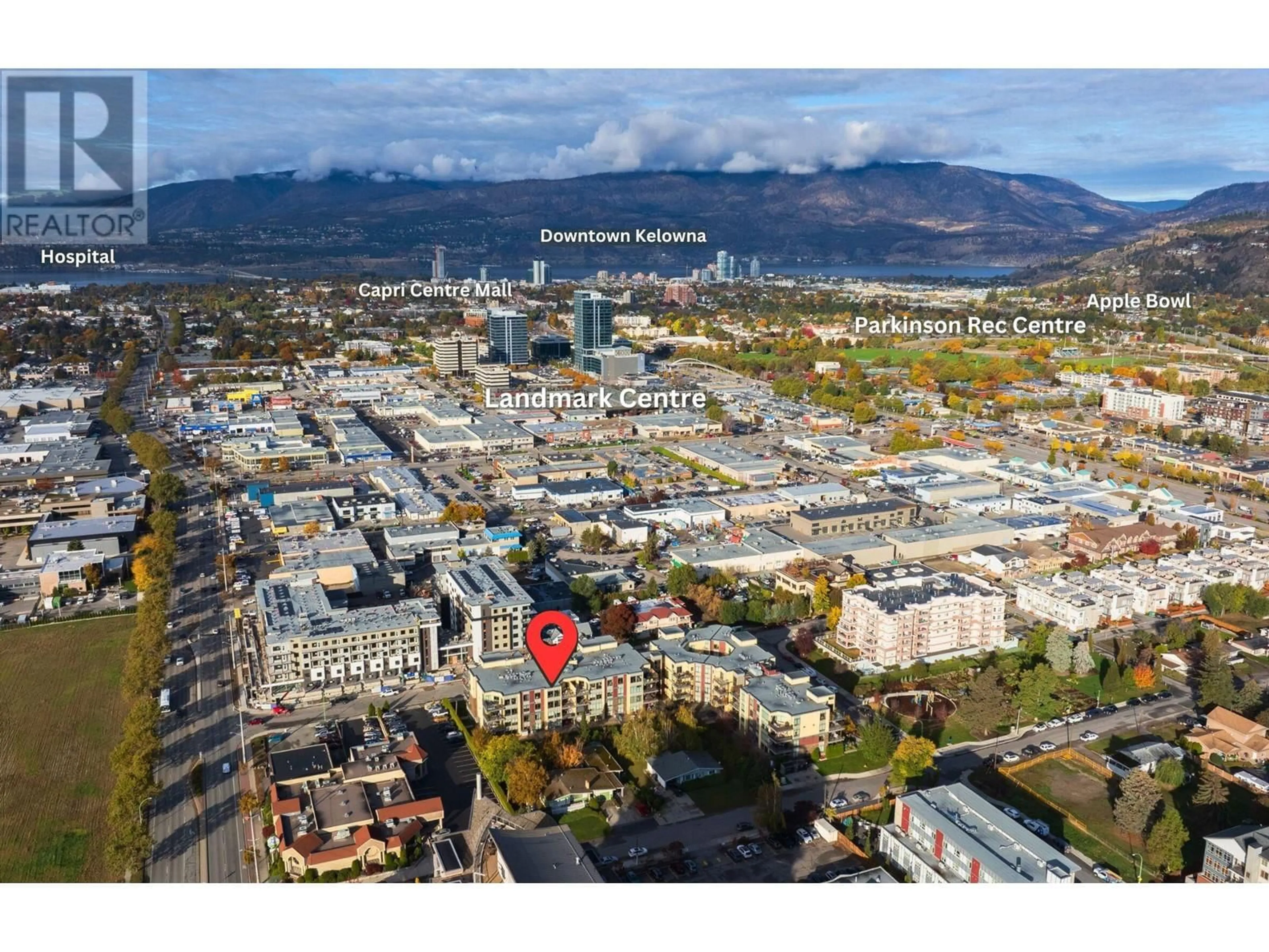 Picture of a map for 1933 Ambrosi Road Unit# 406, Kelowna British Columbia V1Y4S1