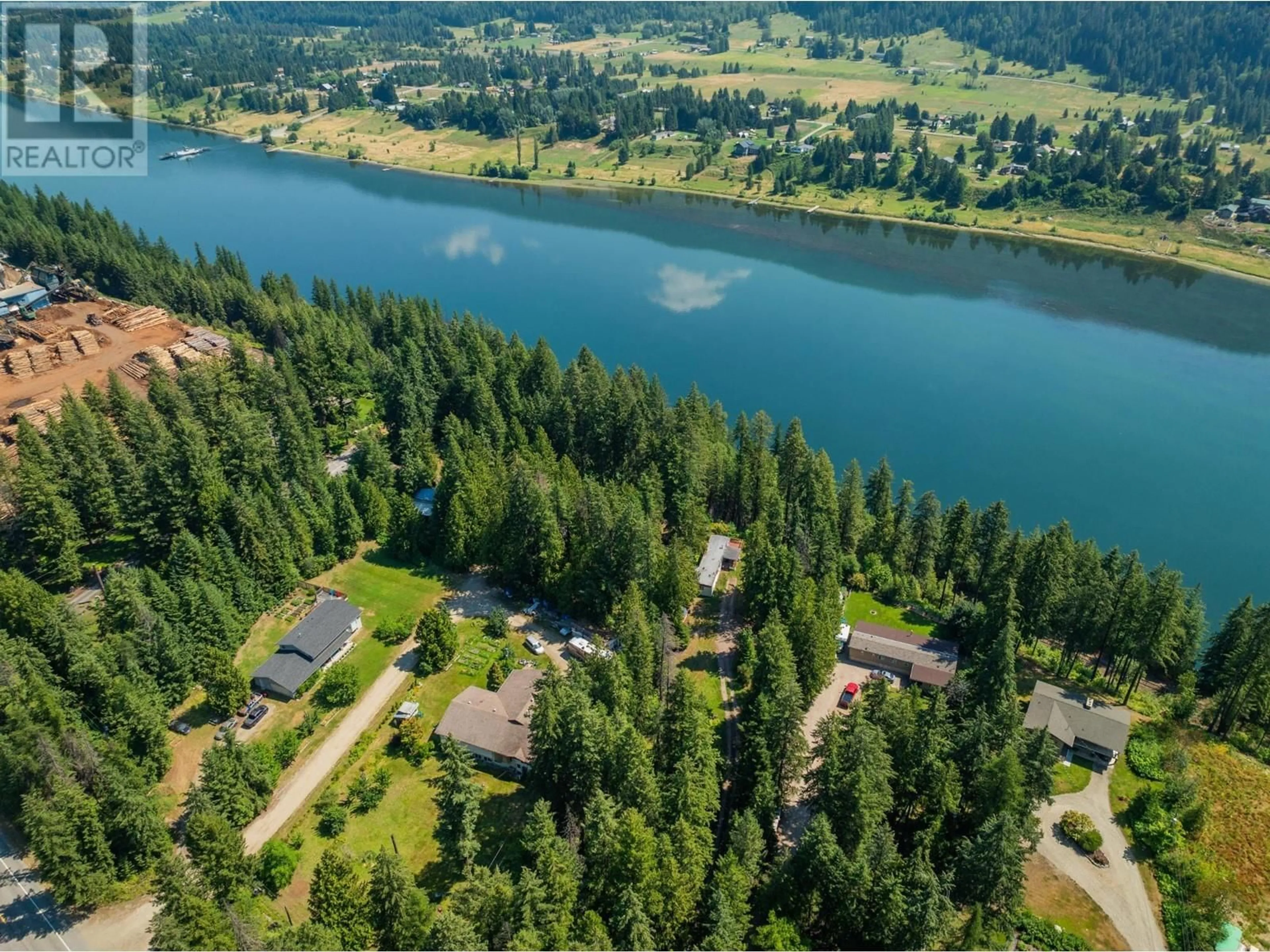 Frontside or backside of a home, the view of lake or river for 2048 3A Highway, Tarrys British Columbia V1N4N1