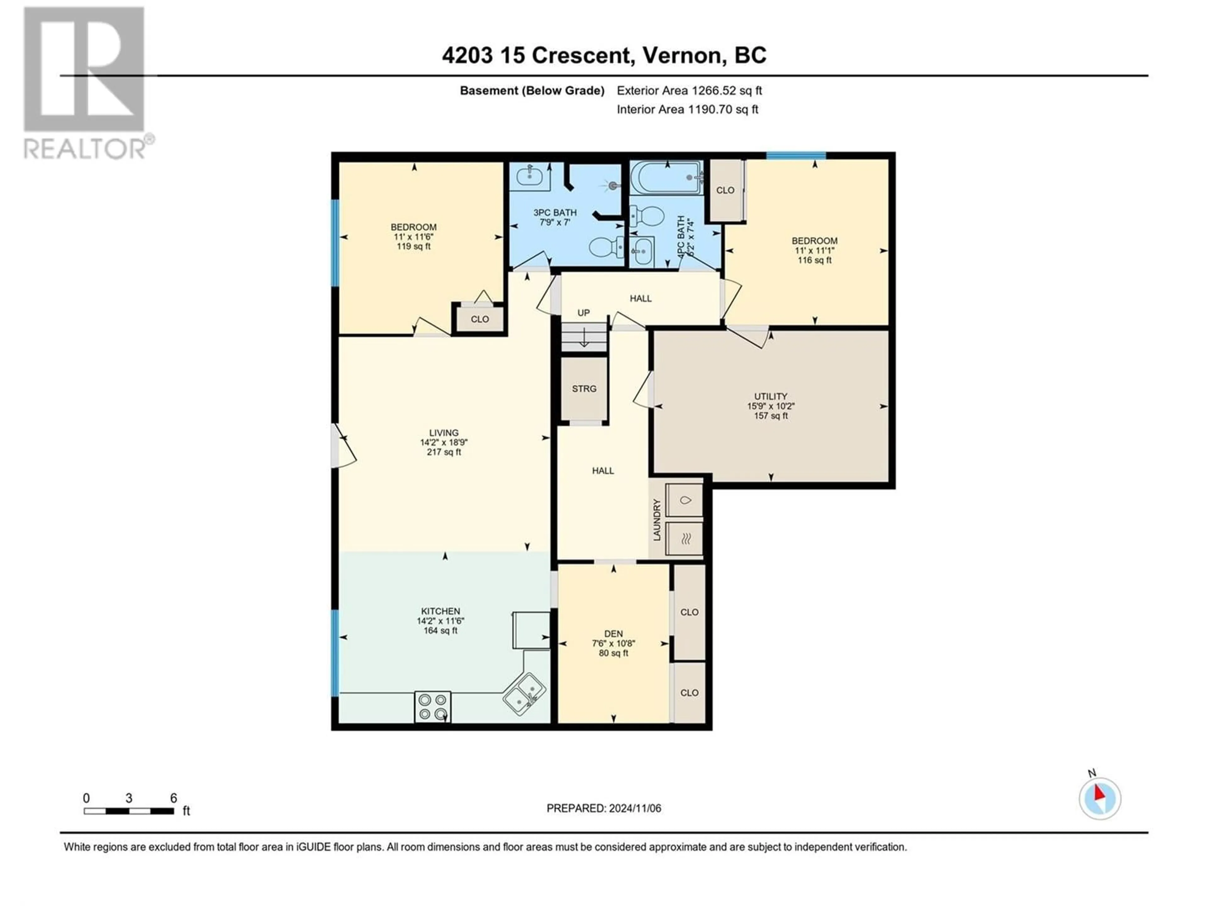 Floor plan for 4203 15 Crescent, Vernon British Columbia V1T7H5