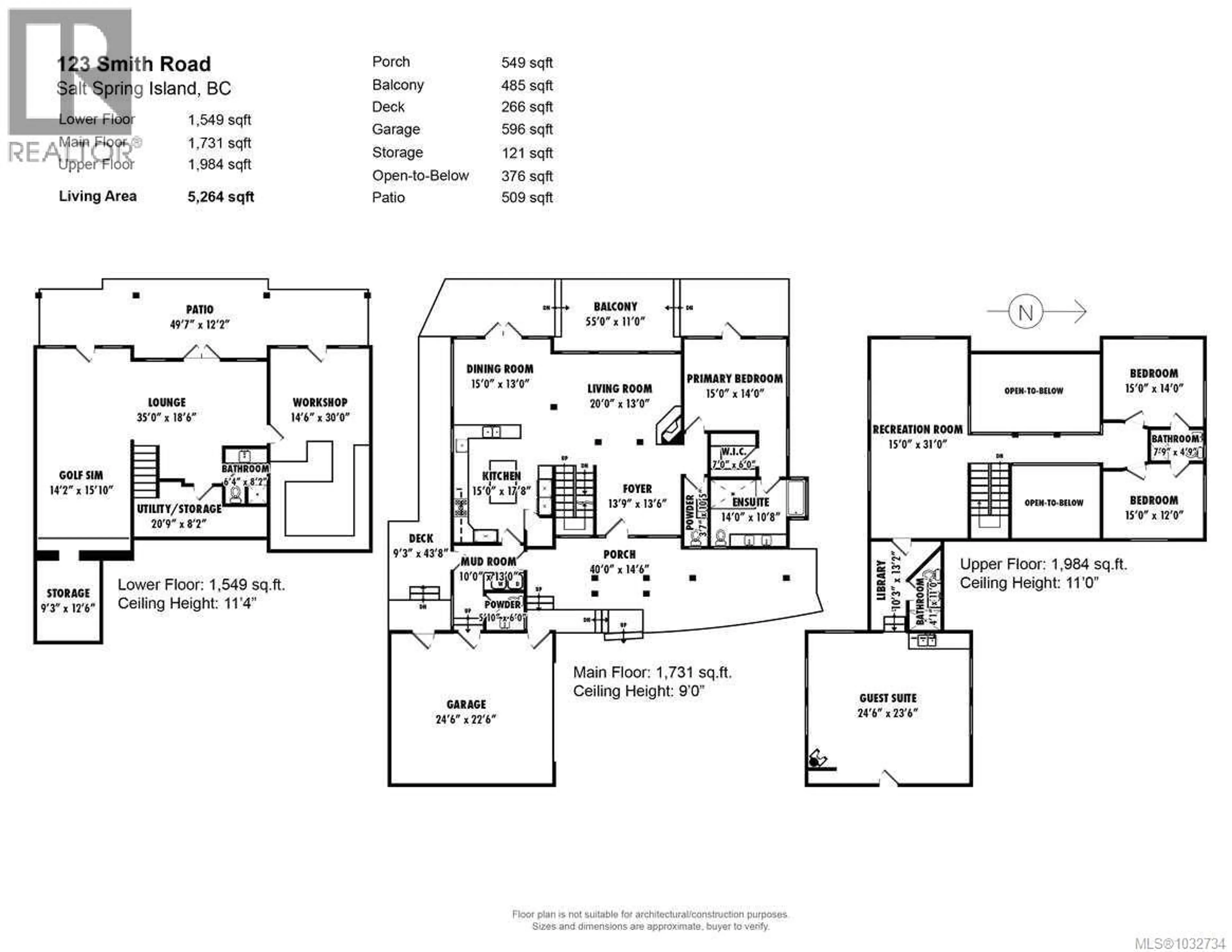 Floor plan for 123 SMITH ROAD, Salt Spring British Columbia V8K2W9