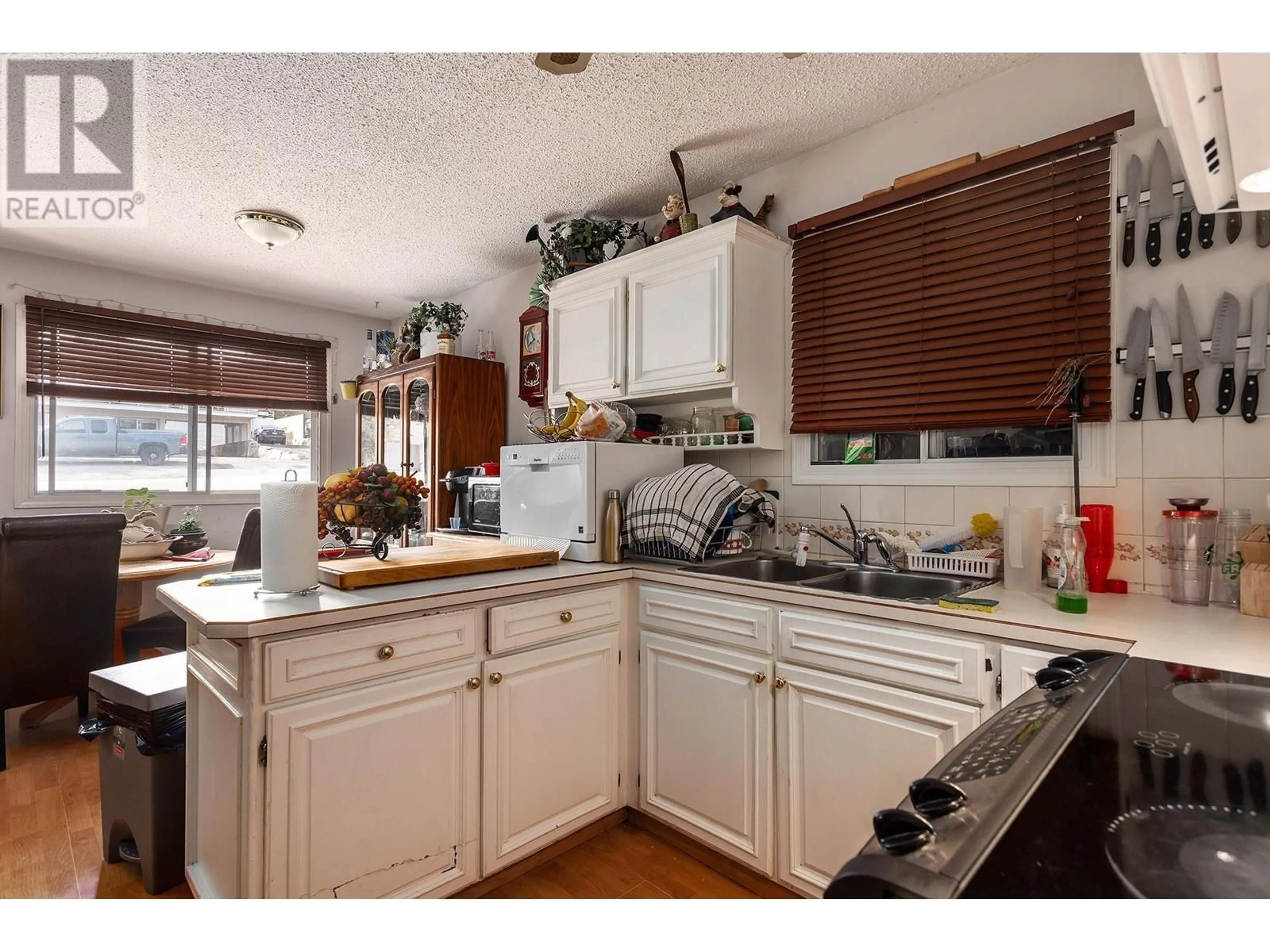 Kitchen, wood floors, cottage for 3343 McMorland Road, West Kelowna British Columbia V4T1B1