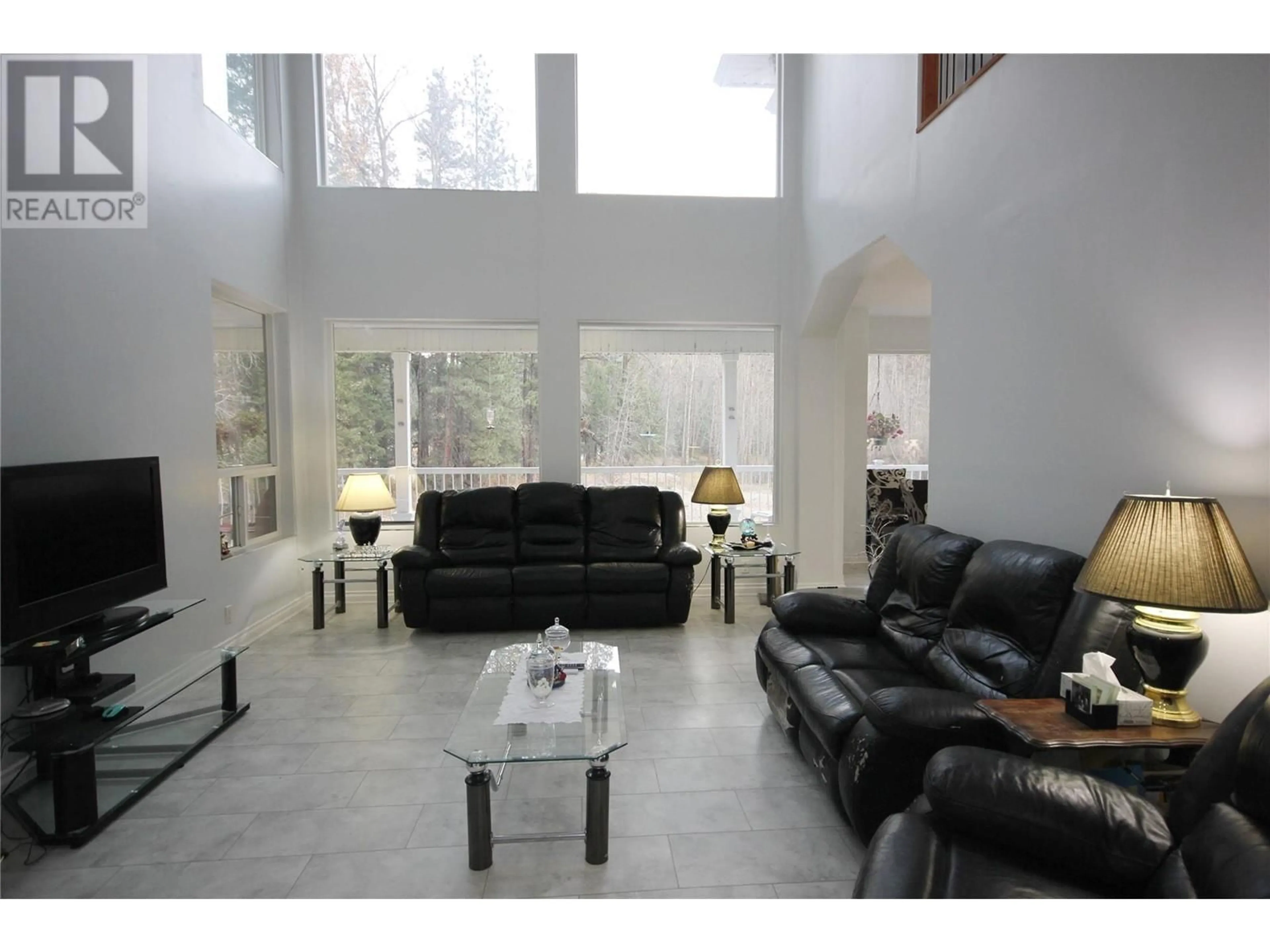 Living room, ceramic floors for 555 San Ang Way, Princeton British Columbia V0X1W0