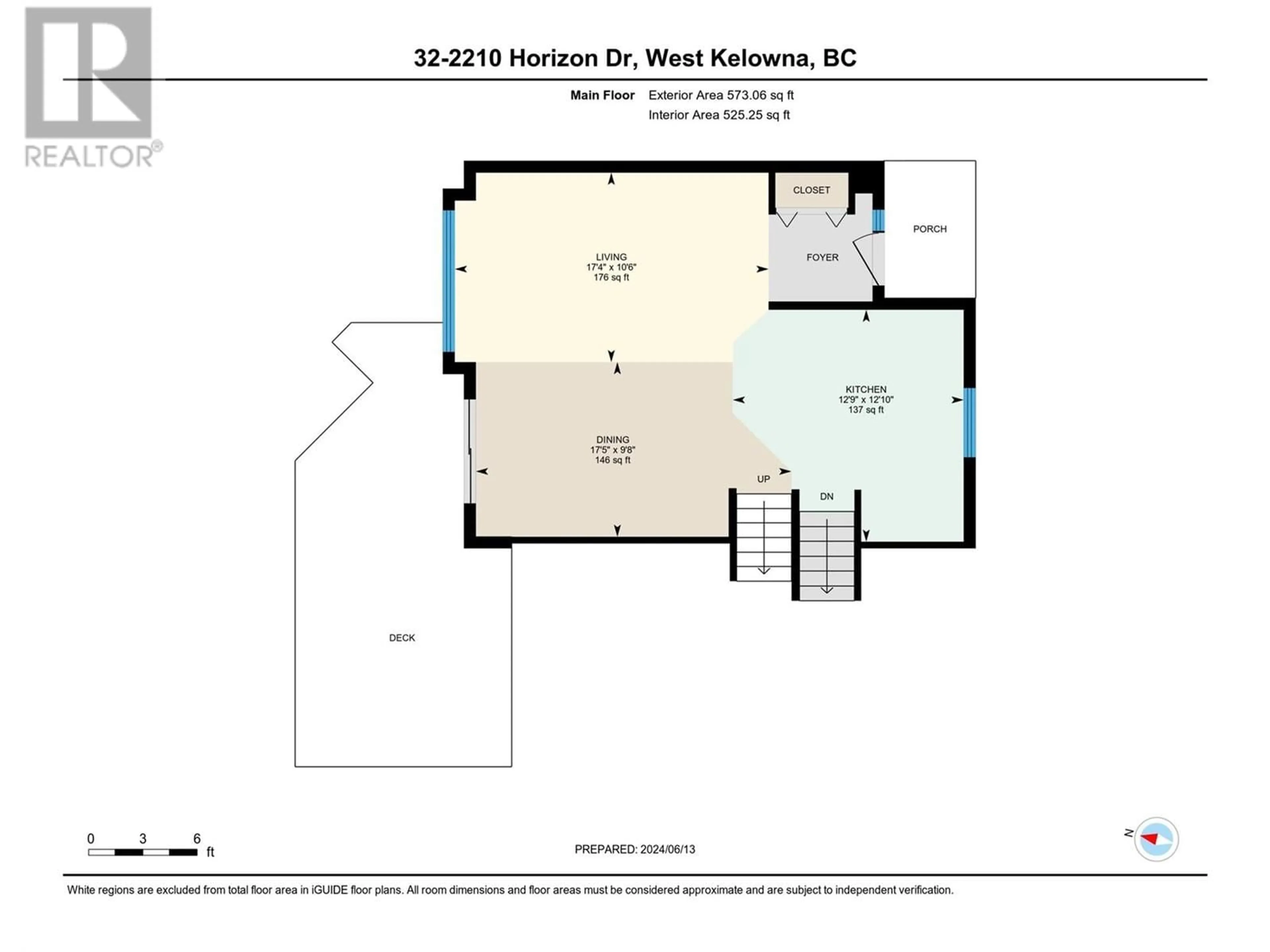 Floor plan for 2210 Horizon Drive Unit# 32, West Kelowna British Columbia V1Z3L4