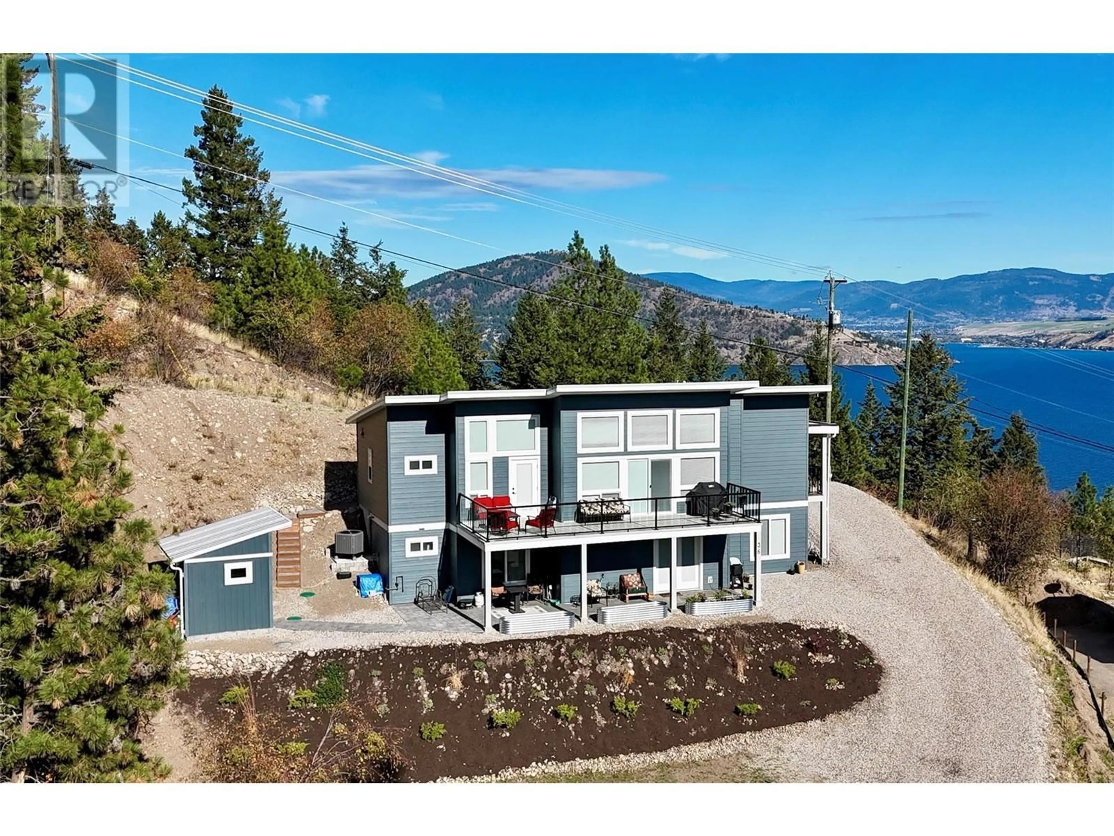 A pic from exterior of the house or condo, cottage for 36 Spruce Drive, Vernon British Columbia V1H2V4