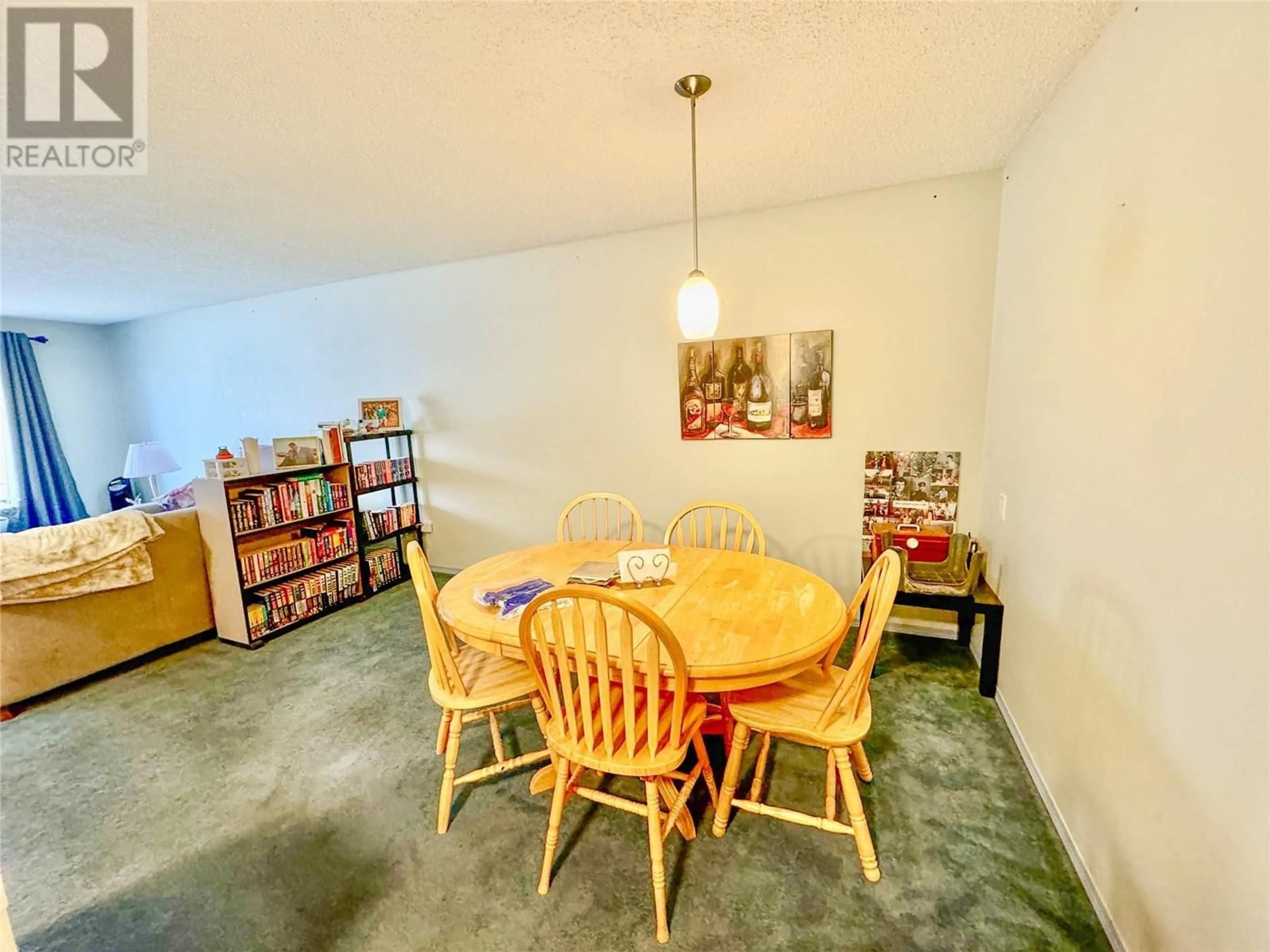 Dining room, cement floor, cottage for 280 Alder Drive Unit# 311, Logan Lake British Columbia V0K1W0