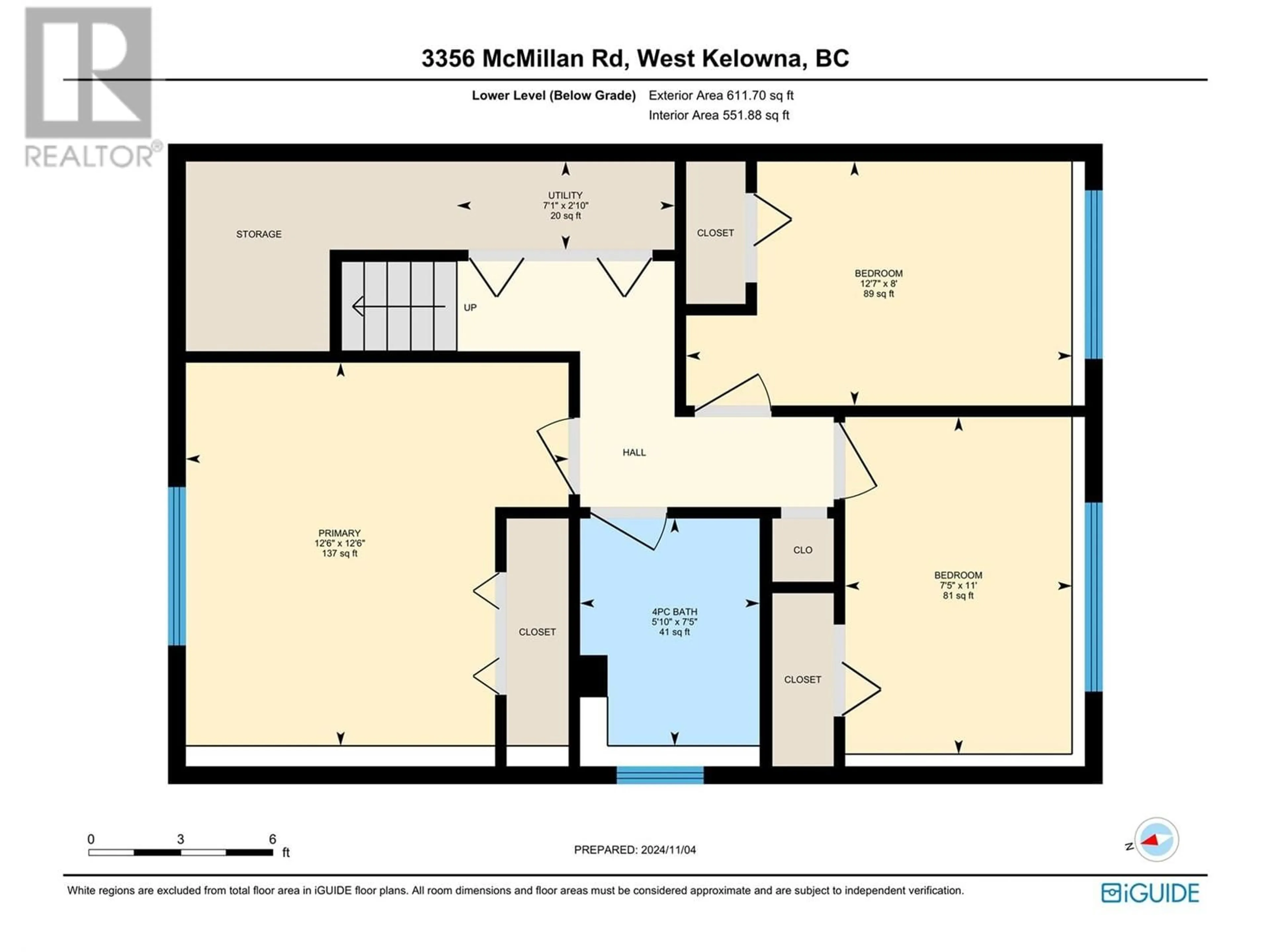 Floor plan for 3356 McMillan Road, West Kelowna British Columbia V4T1H1