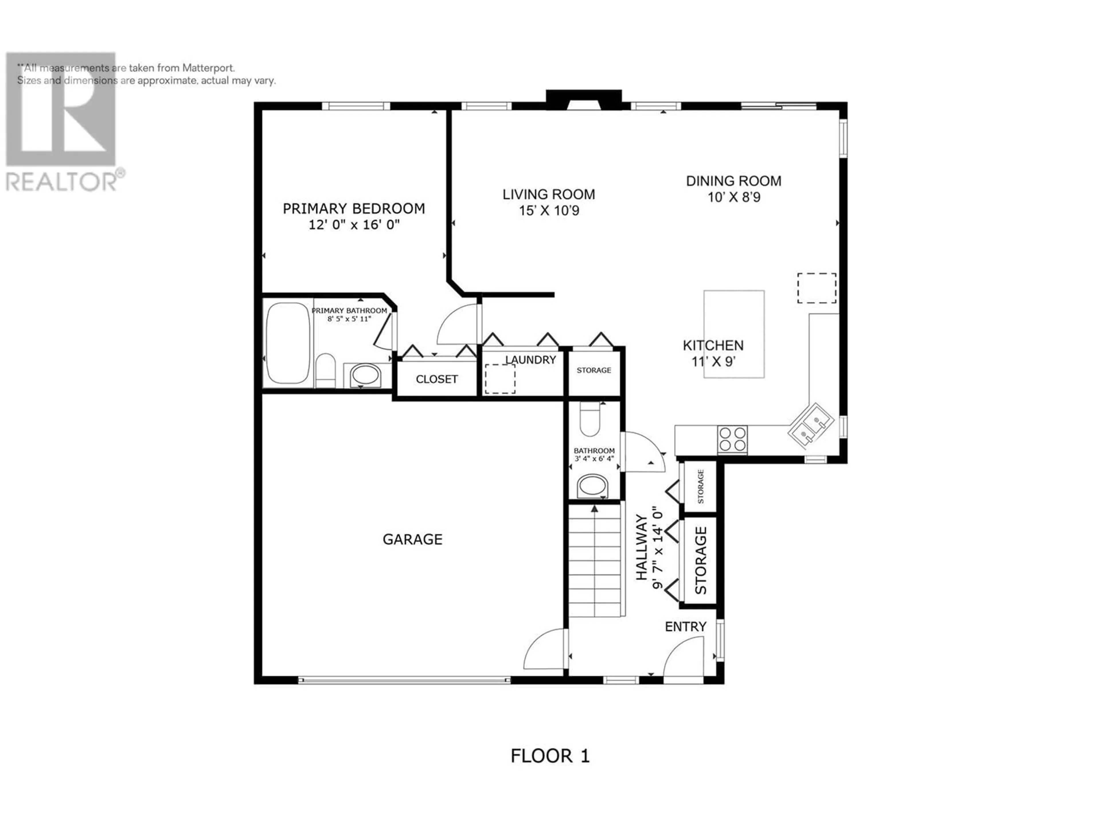 Floor plan for 3350 Woodsdale Road Unit# 501, Lake Country British Columbia V4V2R7