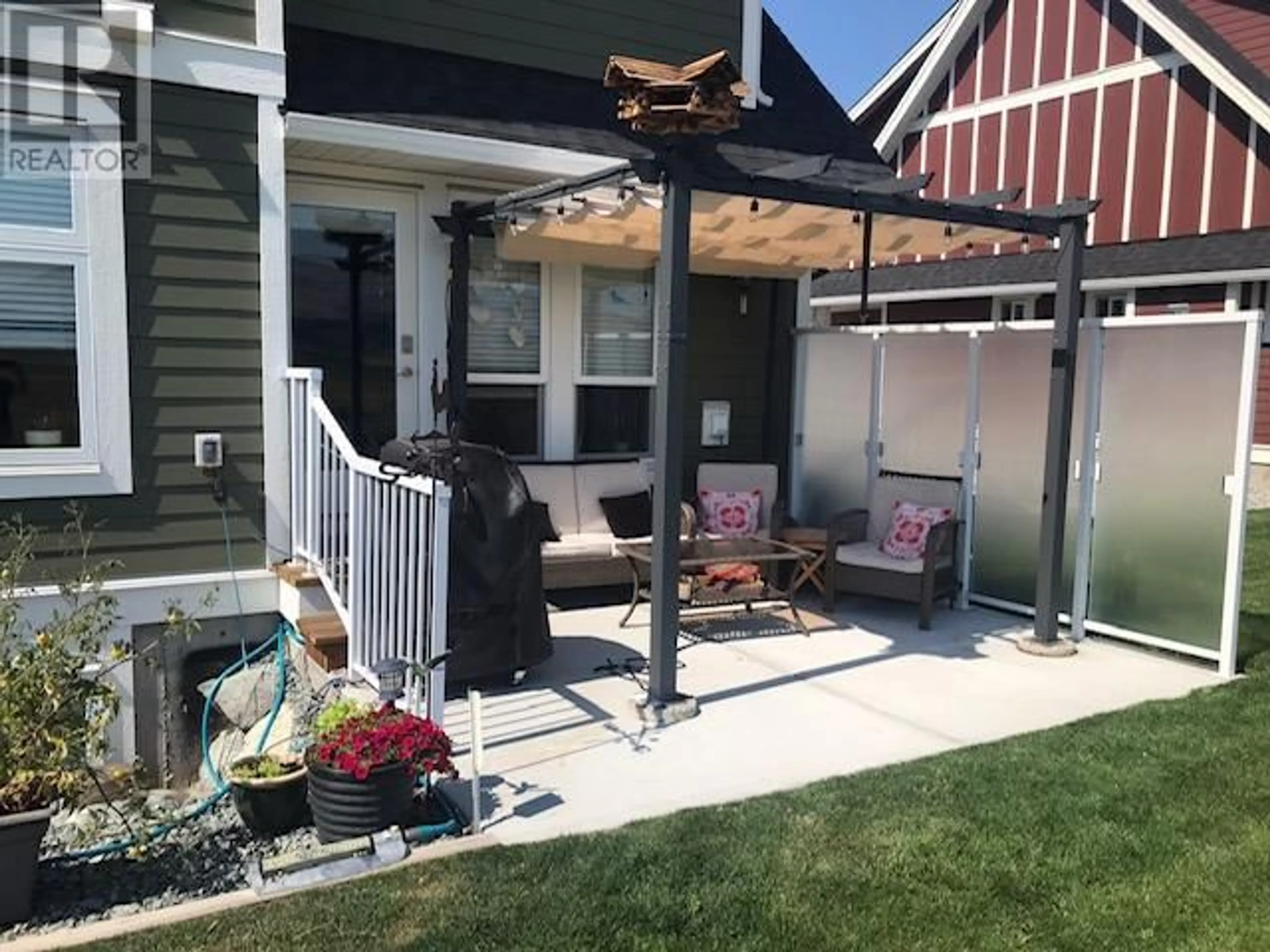 Patio, the fenced backyard for 2514 SPRING BANK Avenue Unit# 208, Merritt British Columbia V1K0B1