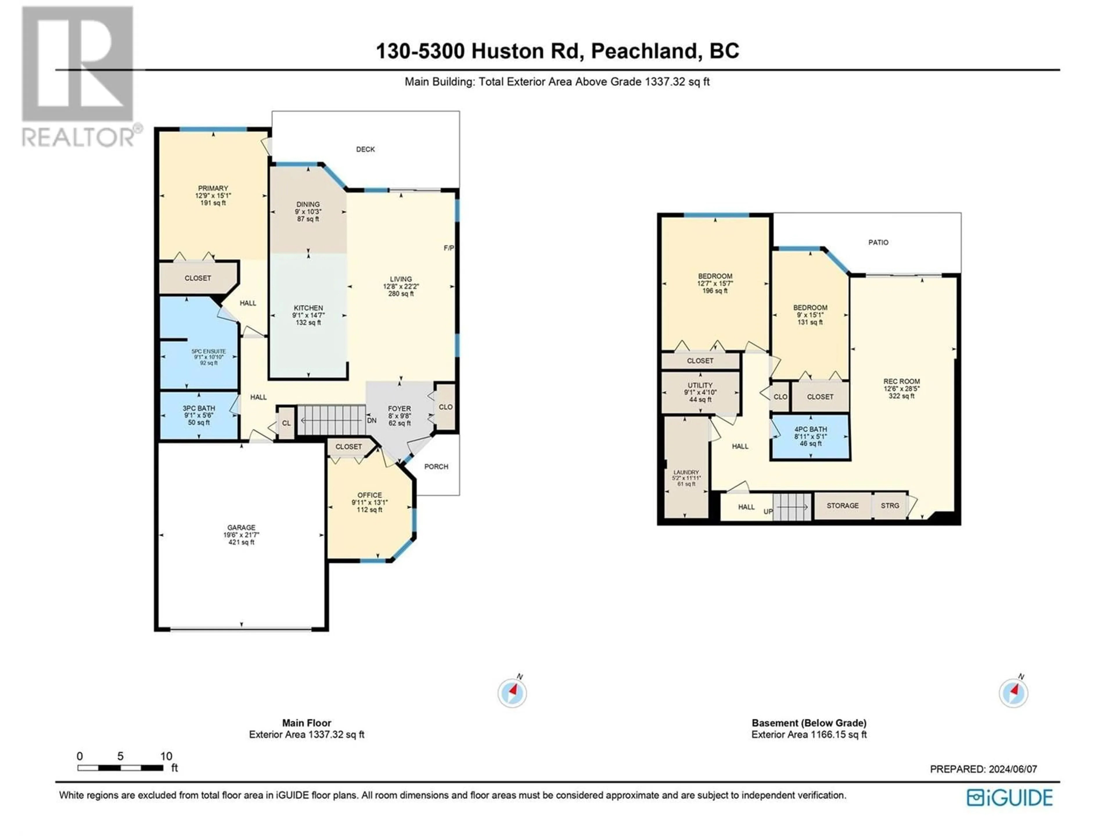 Floor plan for 5300 Huston Road Unit# 130, Peachland British Columbia V0H1X2