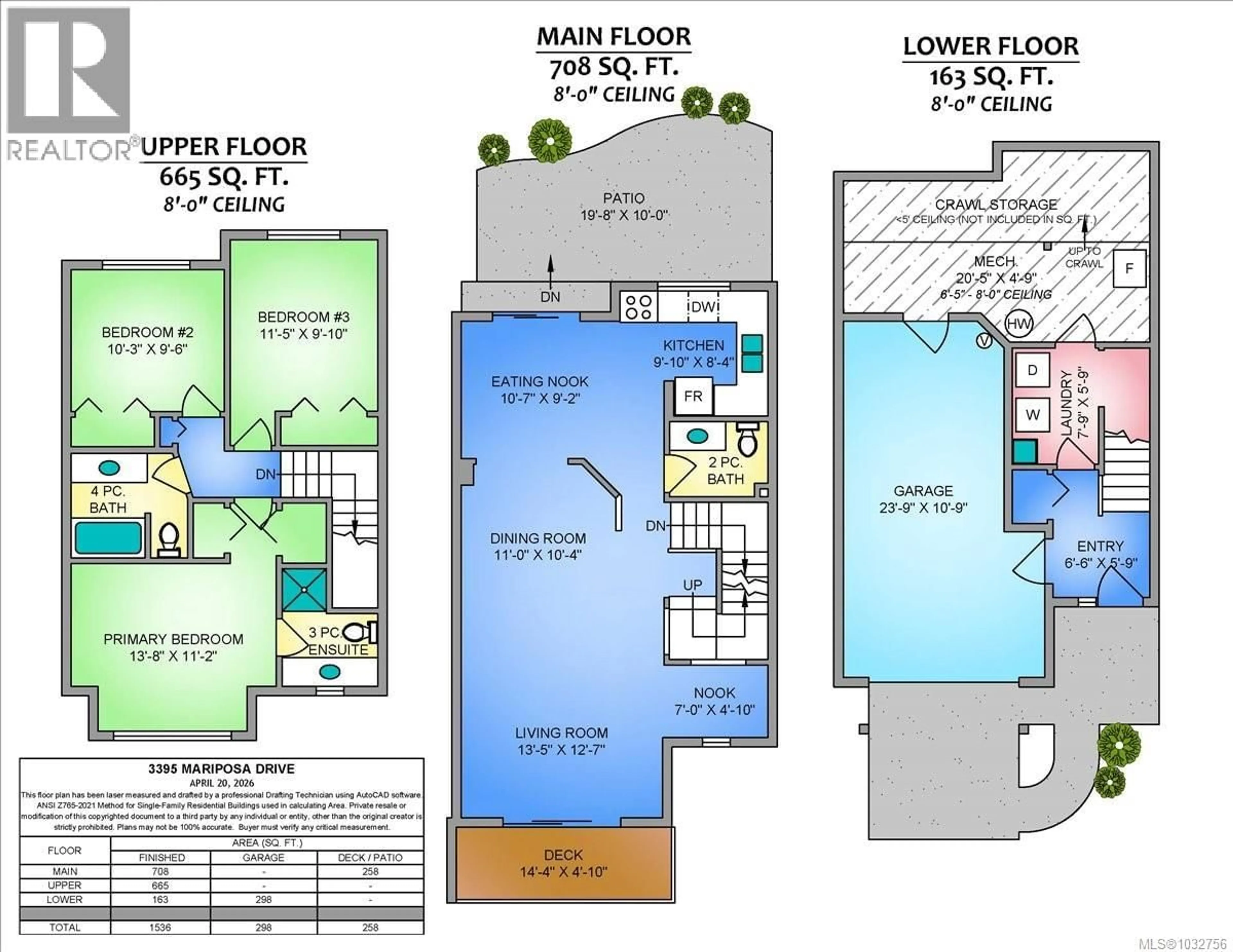 Floor plan for 3395 MARIPOSA DRIVE, Nanaimo British Columbia V9T6J1
